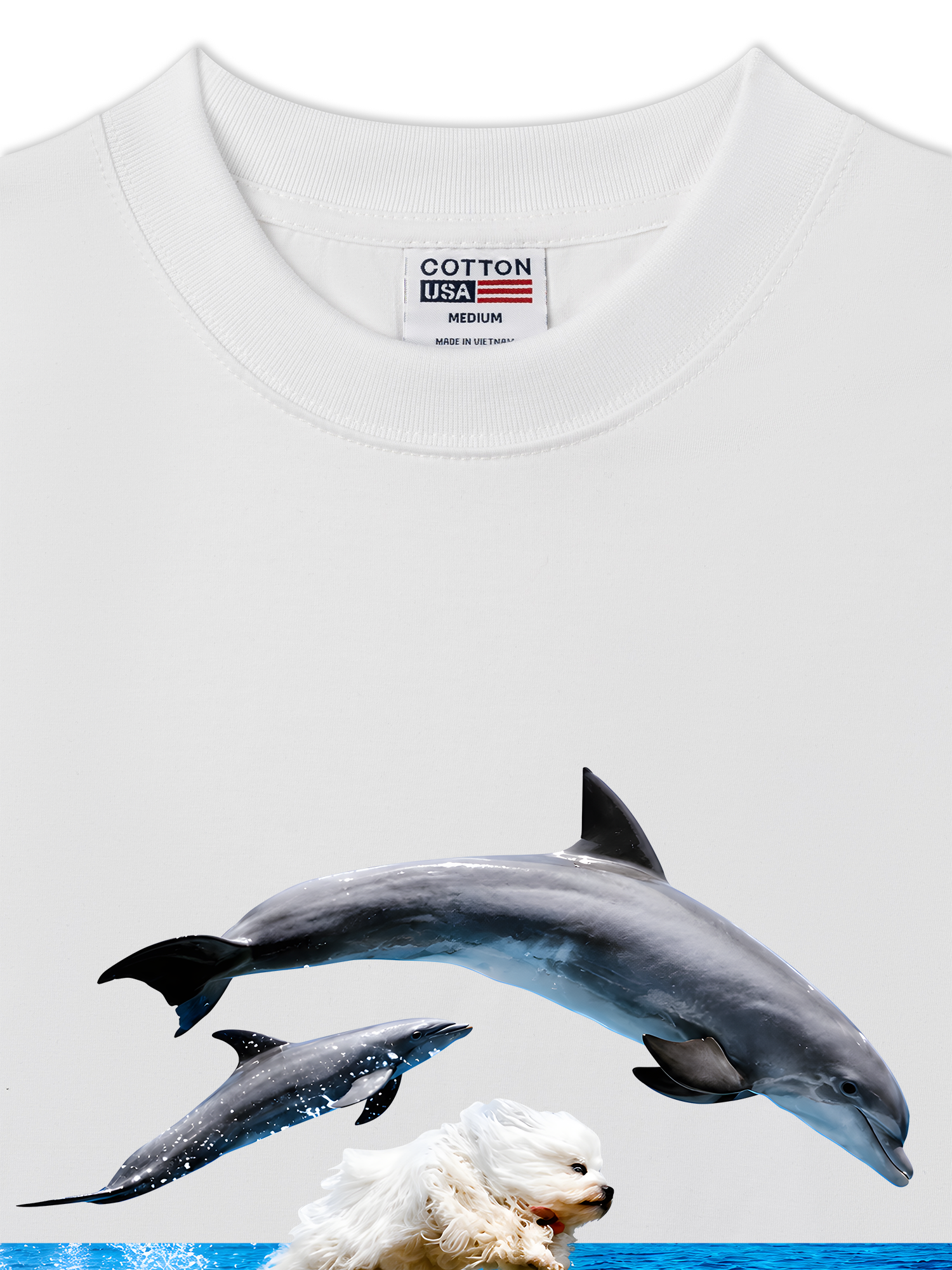 Áo Thun Relaxed Fit I Just Gotta Be Me Dog And Dolphin