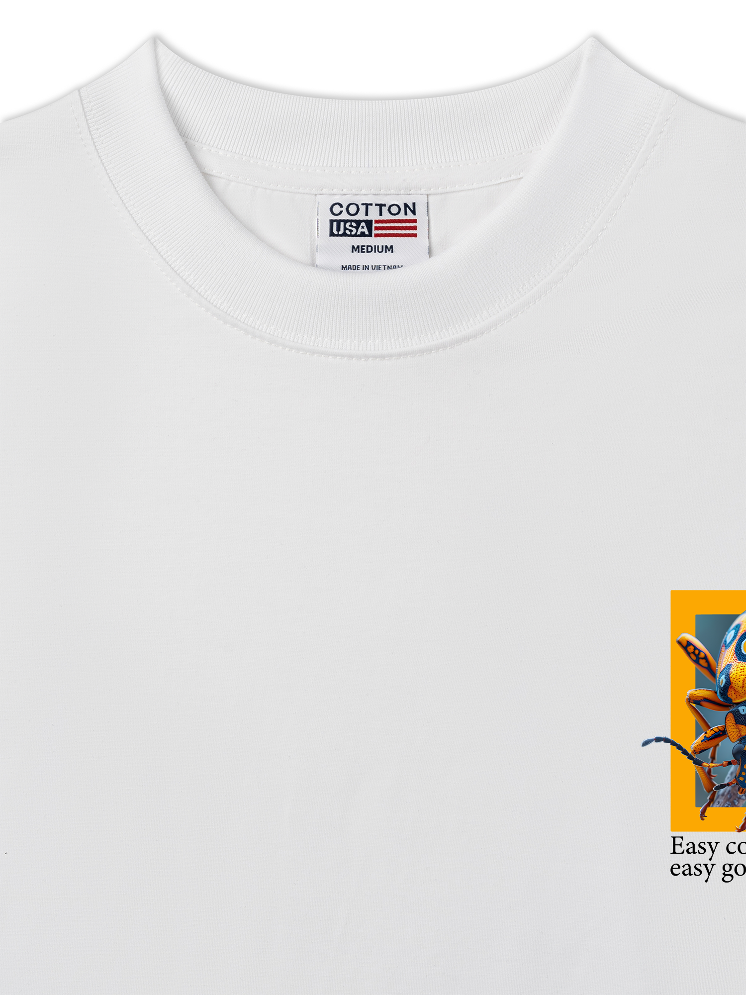 Áo Thun Relaxed Fit Wild Life Easy Come Easy Go