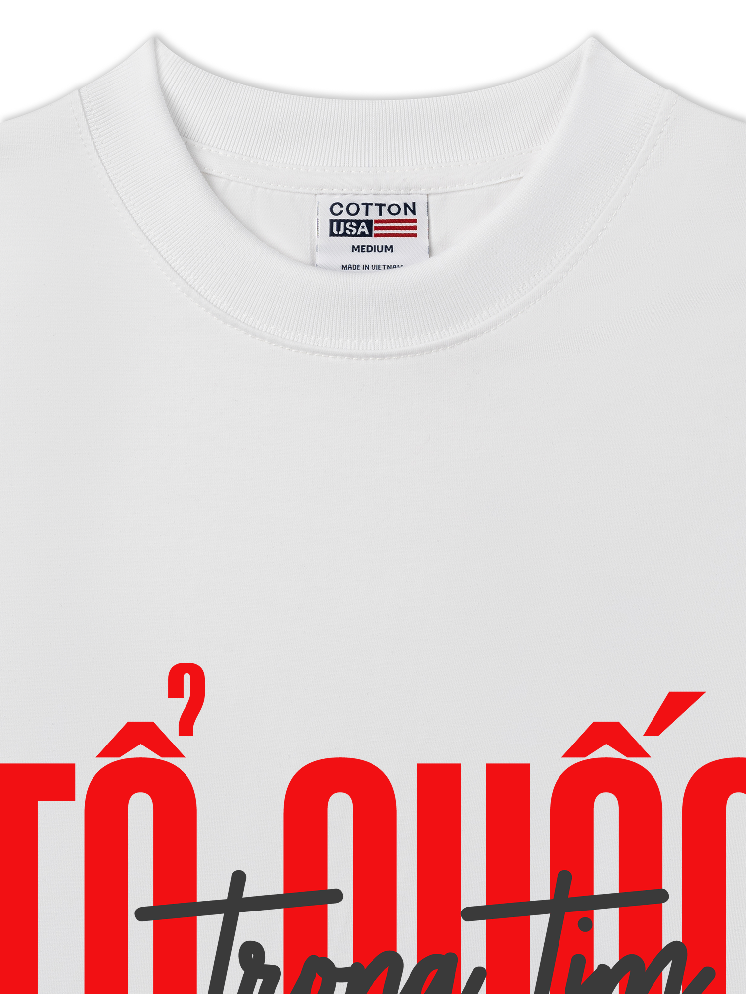 Áo Thun Relaxed Fit Tổ Quốc Trong Tim