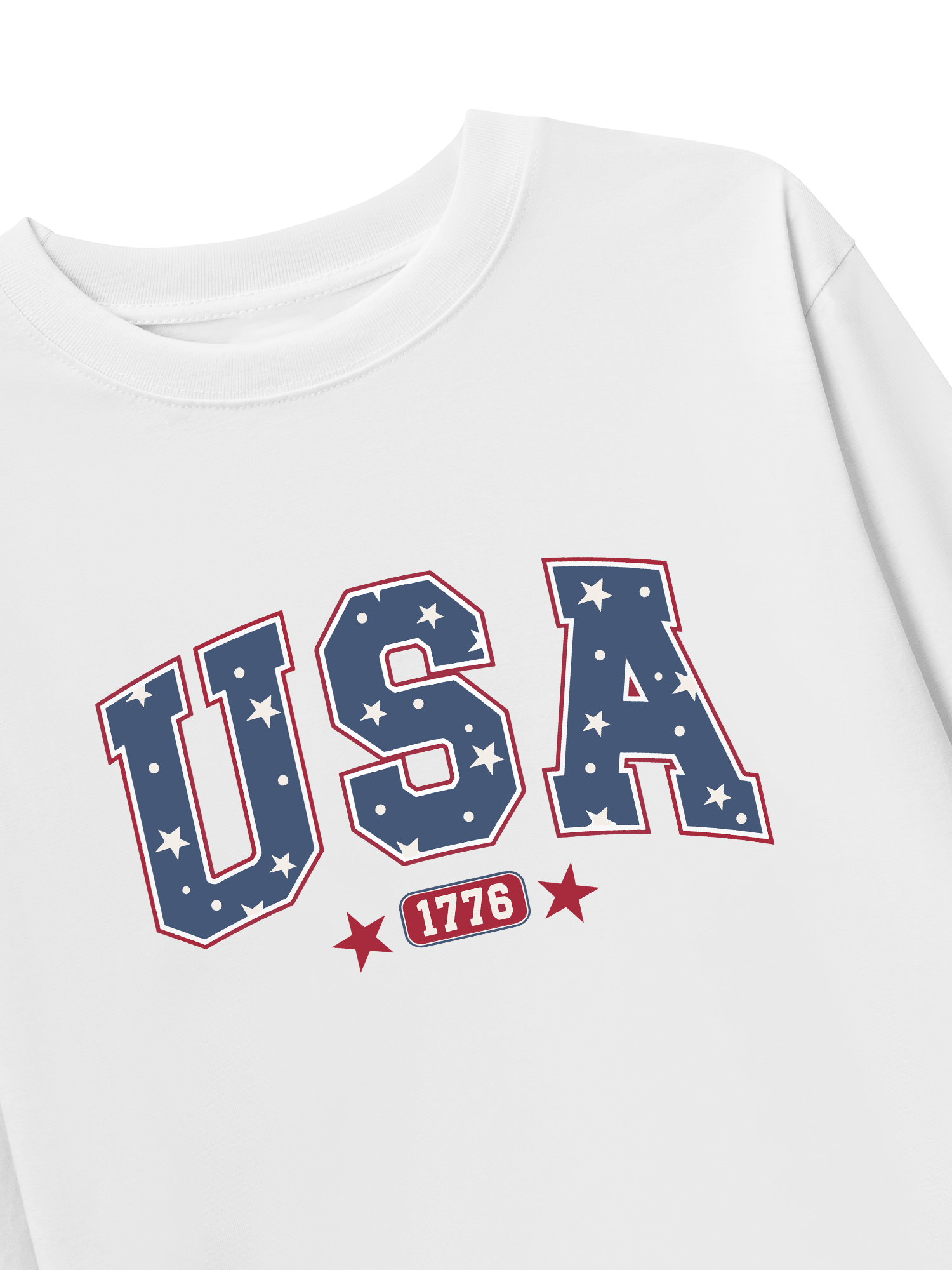 Áo Thun Dài Tay USA Retro Star