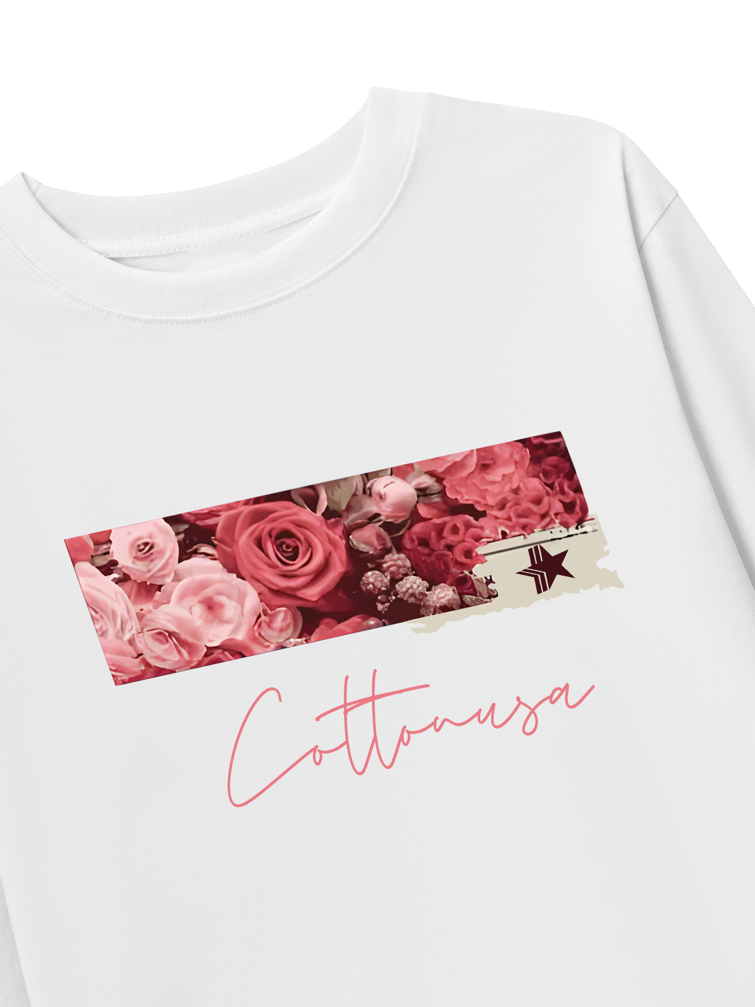 Áo Thun Dài Tay Trending Floral Cotton Usa