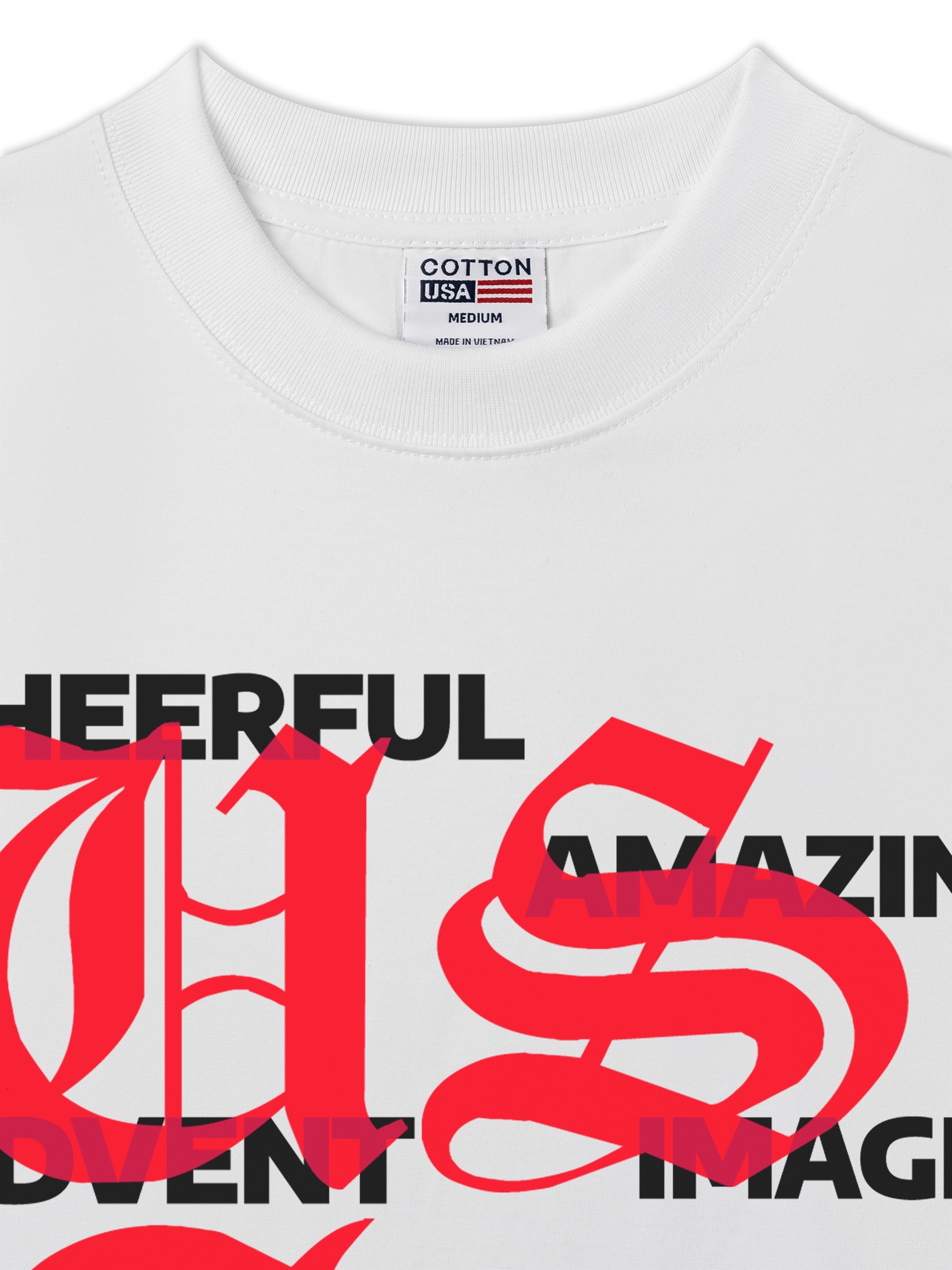 Áo Thun Relaxed Fit USA Classic Positive