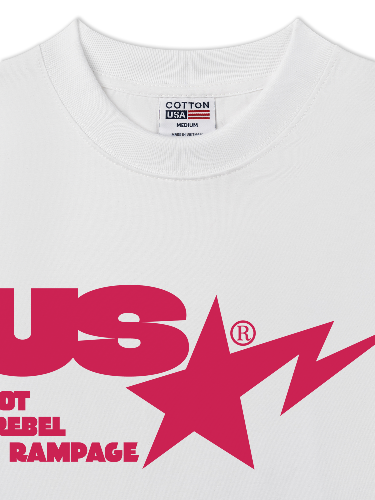 Áo Thun Relaxed Fit USA Riot Rebel Rampage