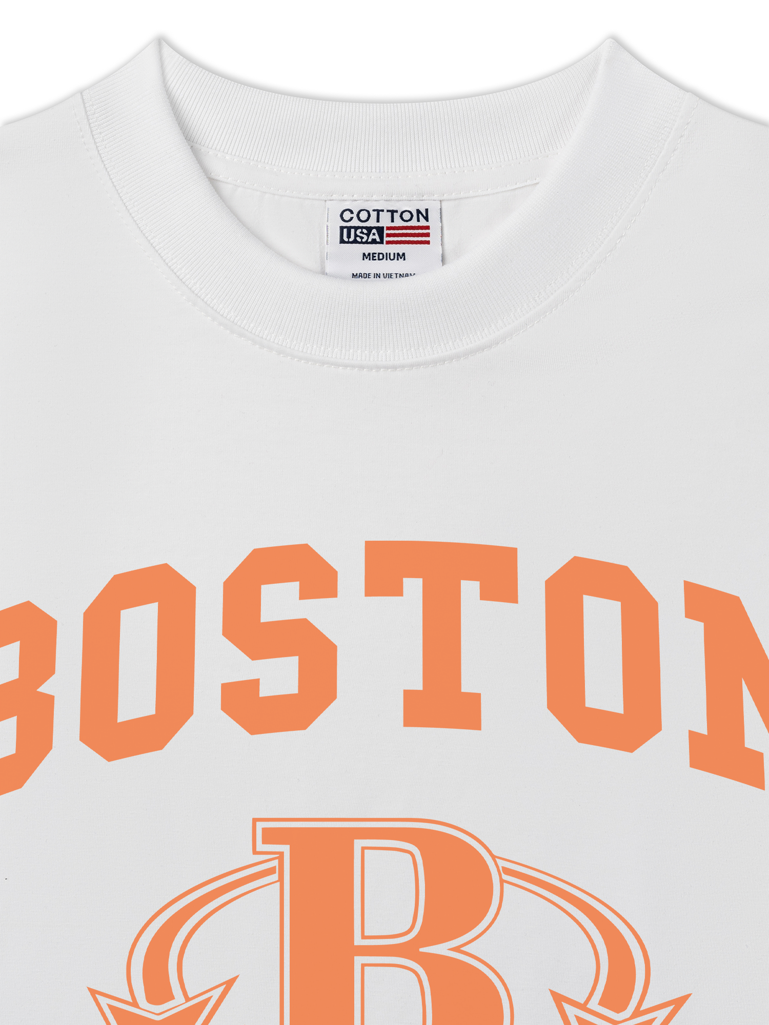 Áo Thun Relaxed Fit USA Boston Super Star