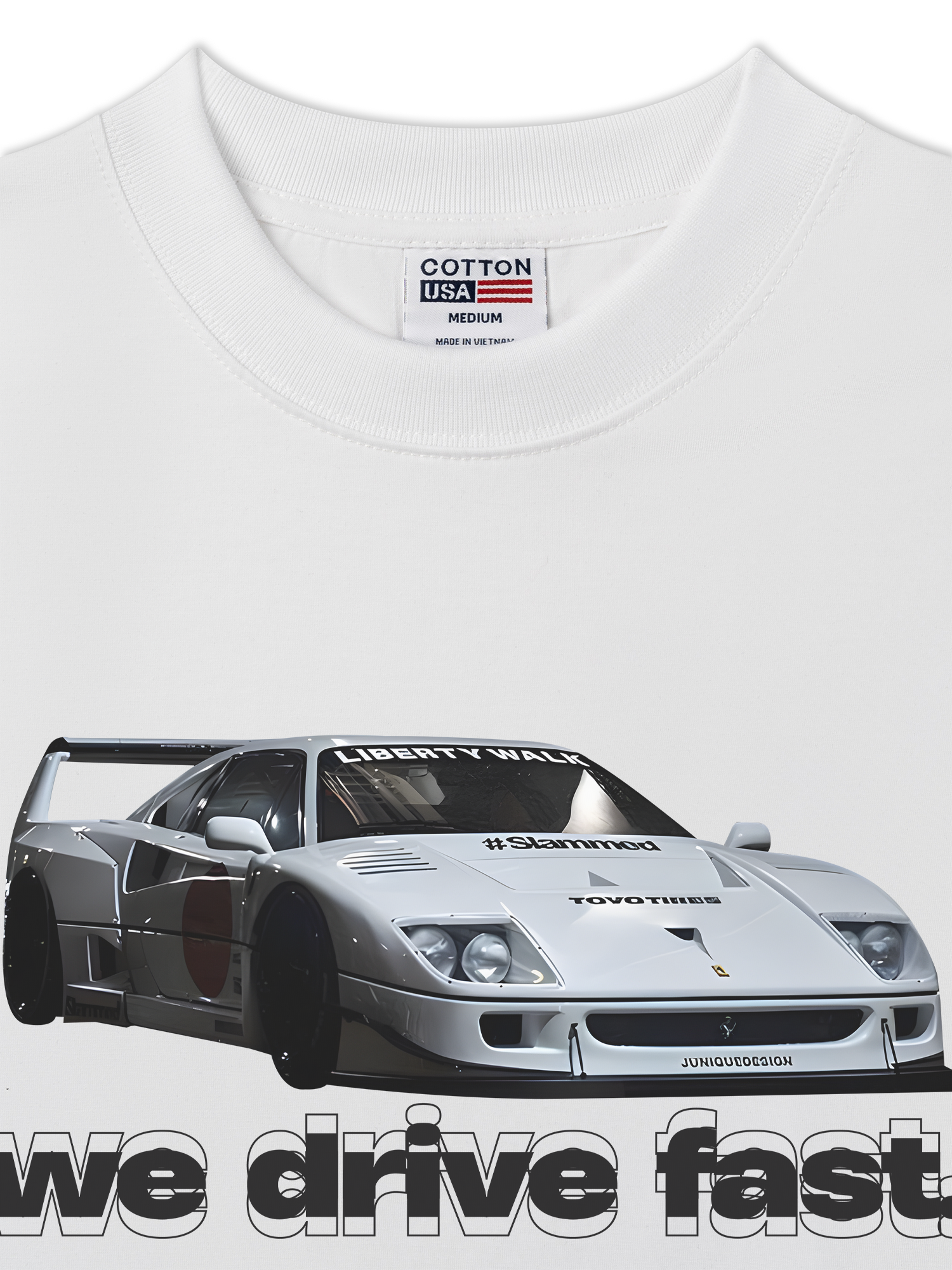 Áo Thun Relaxed Fit Ferrari We Drive Fast