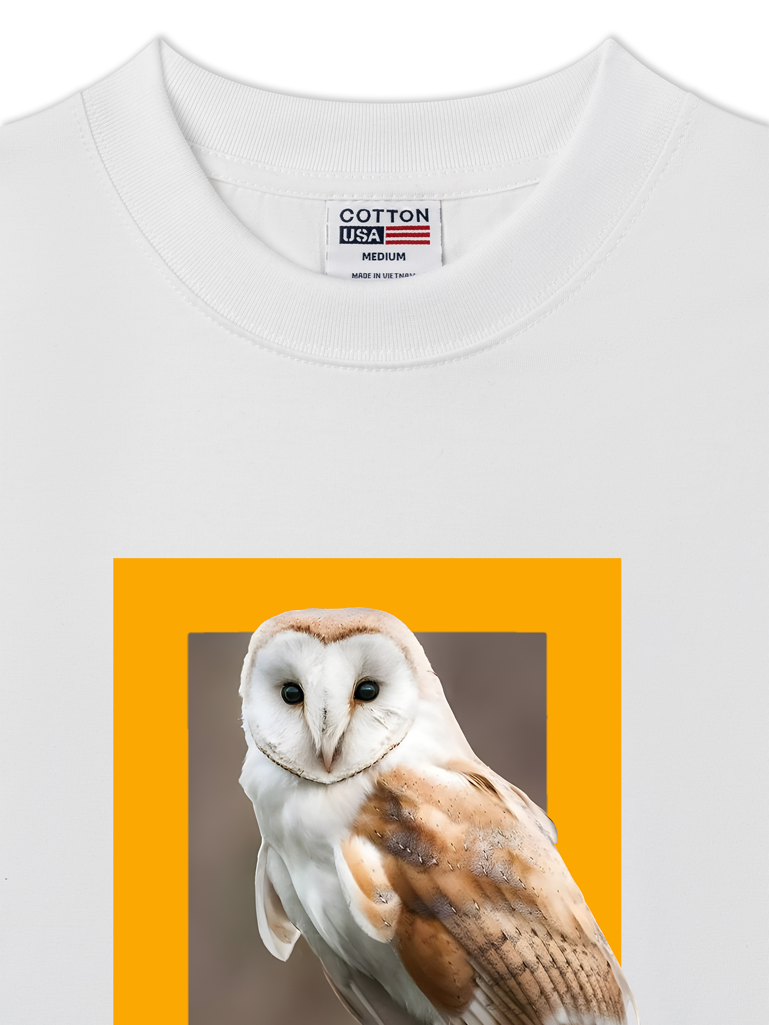 Áo Thun Relaxed Fit Wild Life Symbol Of Wisdow