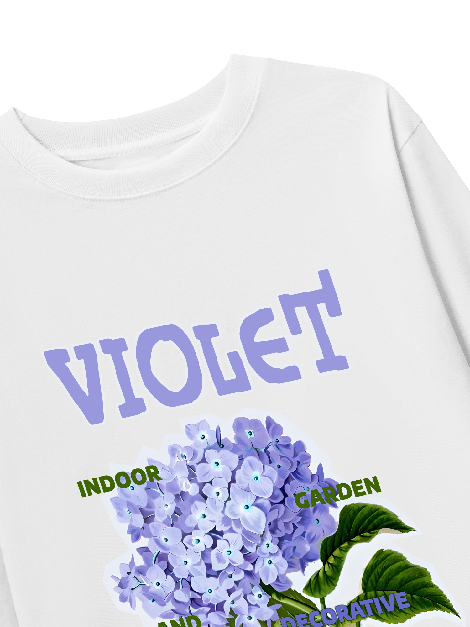 Áo Thun Dài Tay Floral Indoor Violet