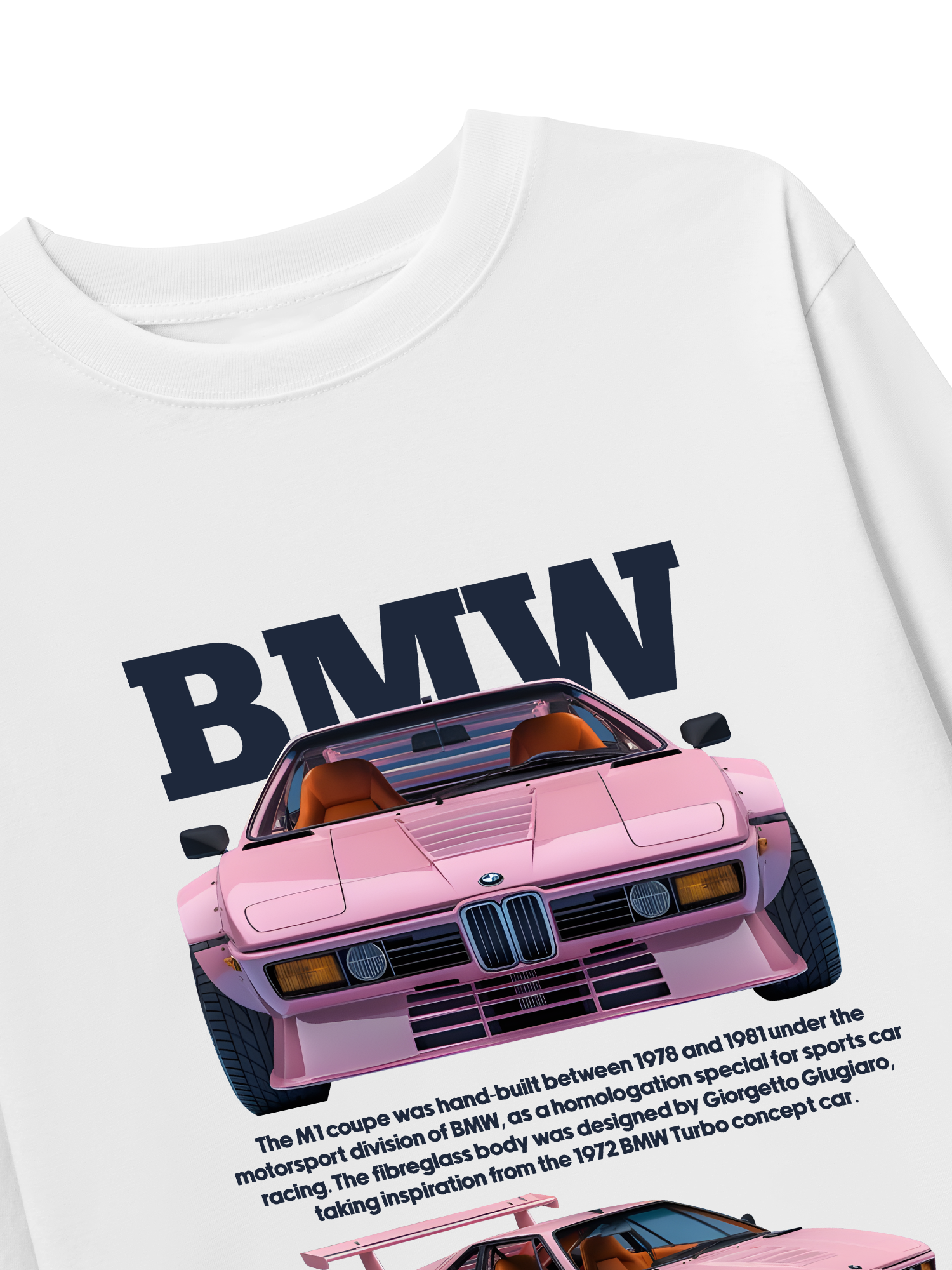 Áo Thun Dài Tay BMW M1 Pink