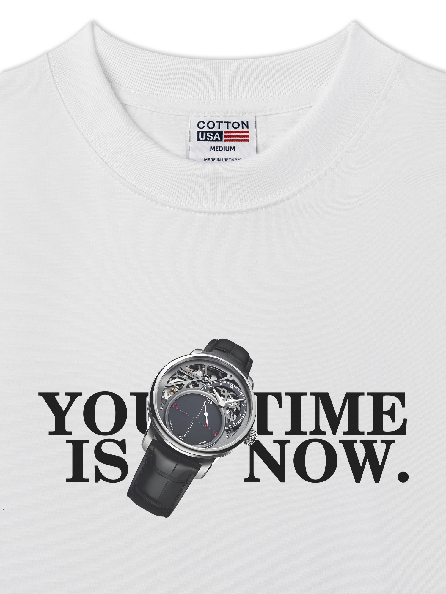 Áo Thun Relaxed Fit Watch Your Time Is Now