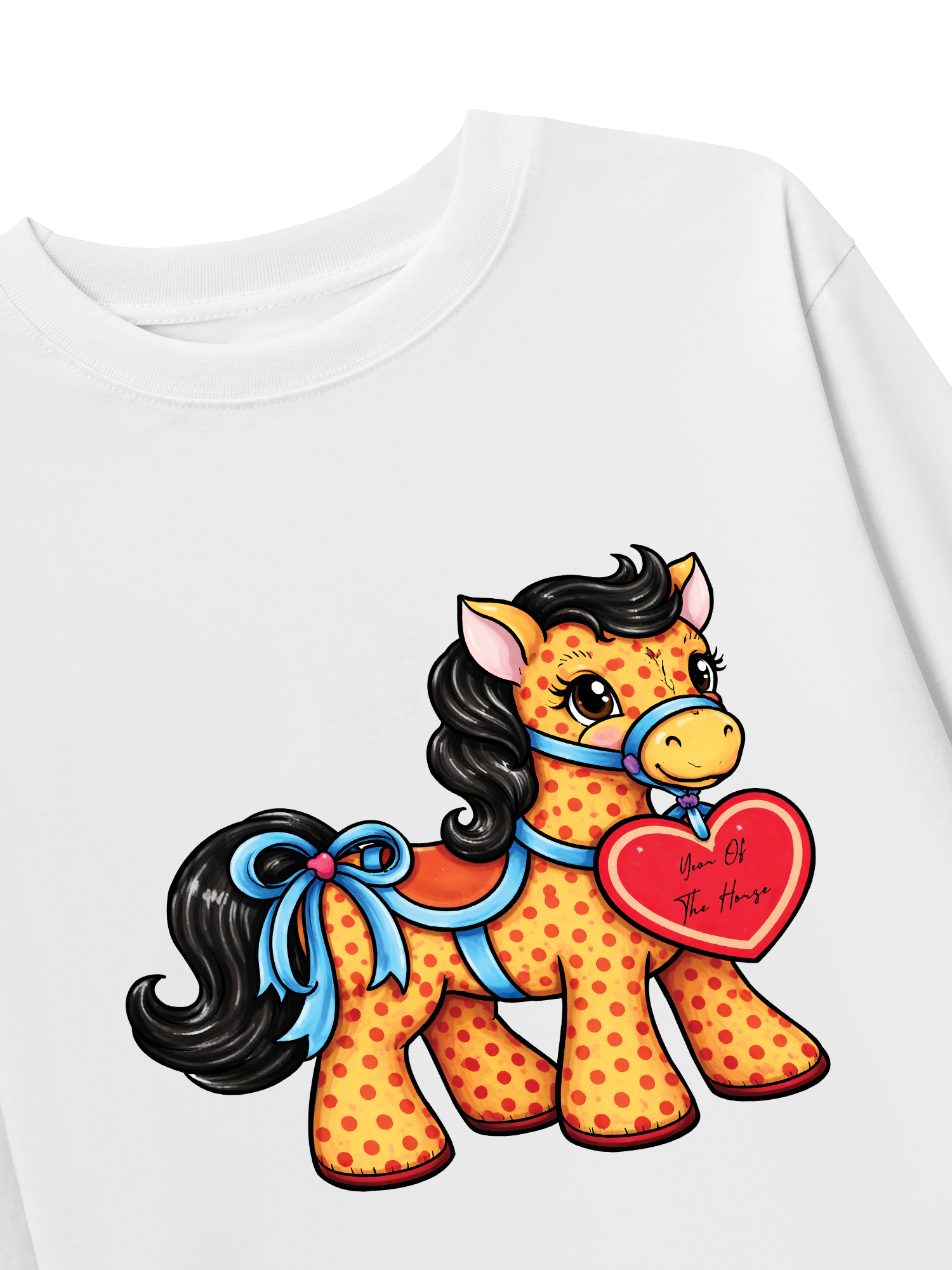 Áo Thun Dài Tay Orange Horrse