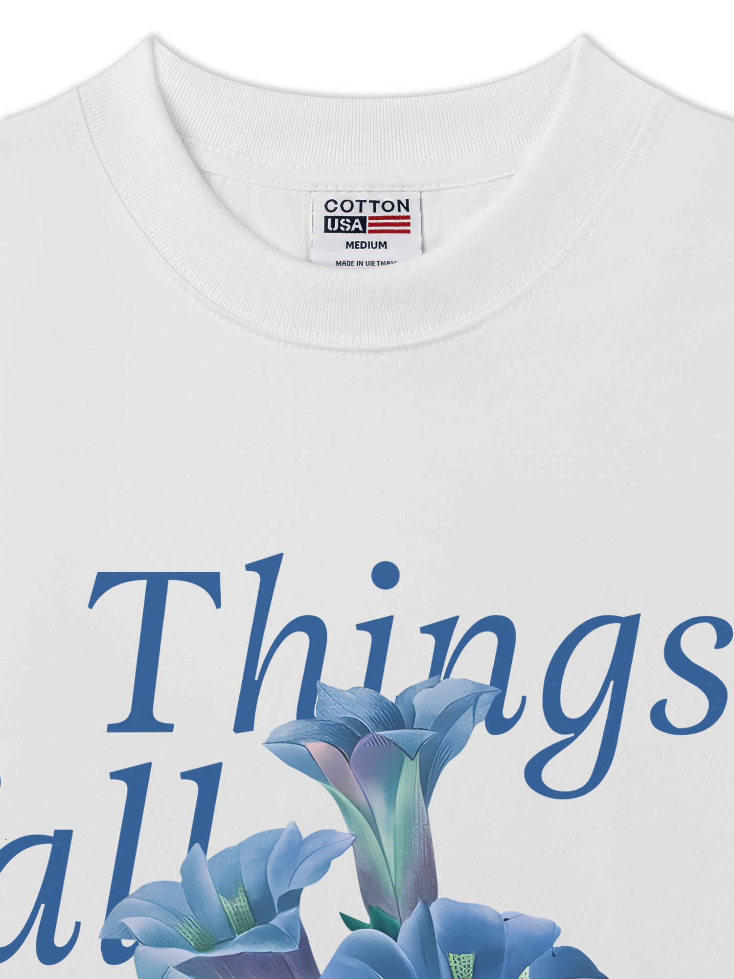 Áo Thun Relaxed Fit Floral Things Fall Apart