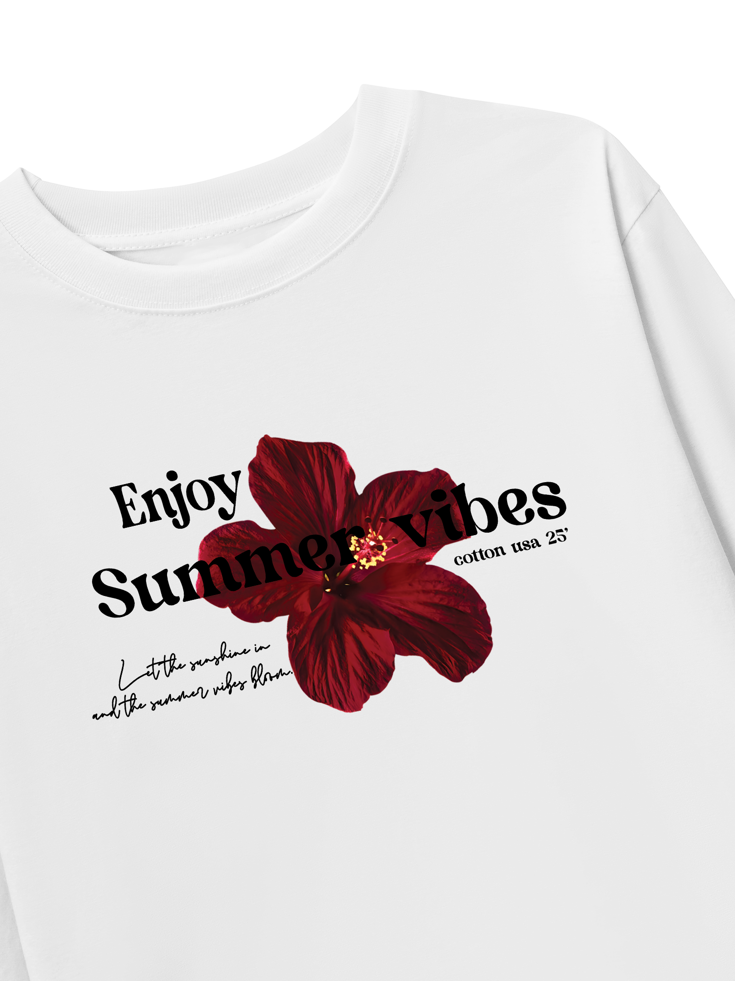 Áo Thun Dài Tay Floral Enjoy Summer