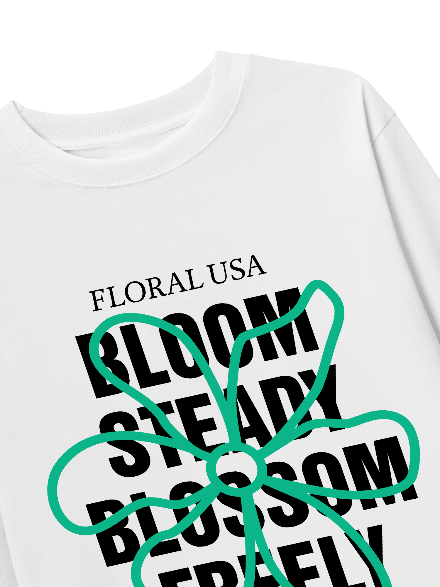 Áo Thun Dài Tay Floral Bloom Steady