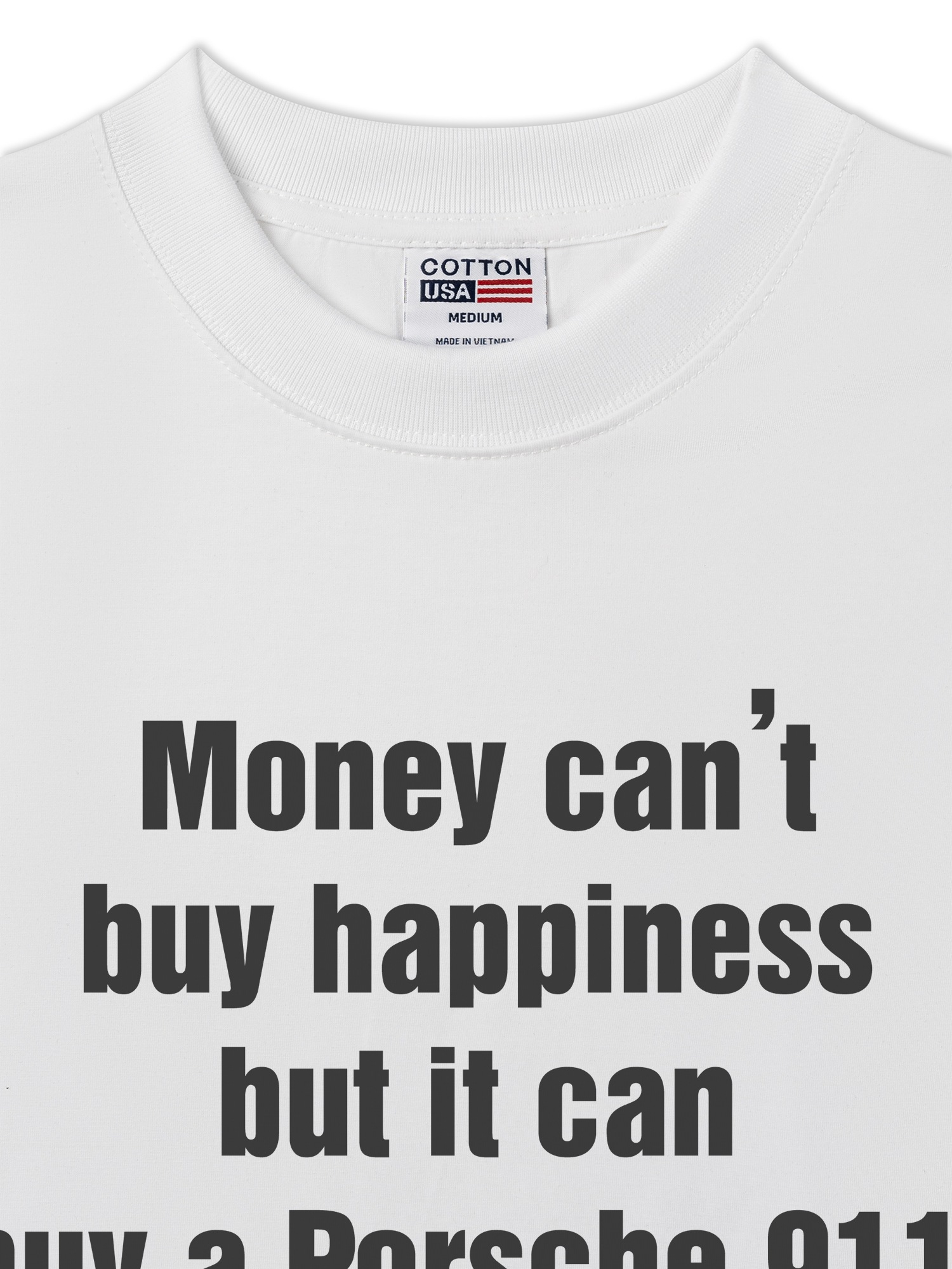 Áo Thun Relaxed Fit Porsche Money Can't Buy Happiness