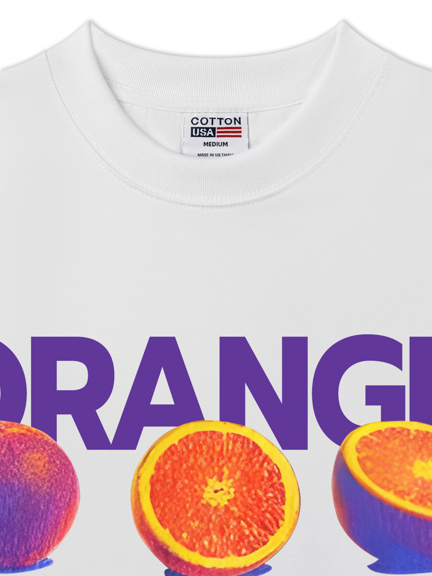 Áo Thun Relaxed Fit Tropical Orange Vitamin