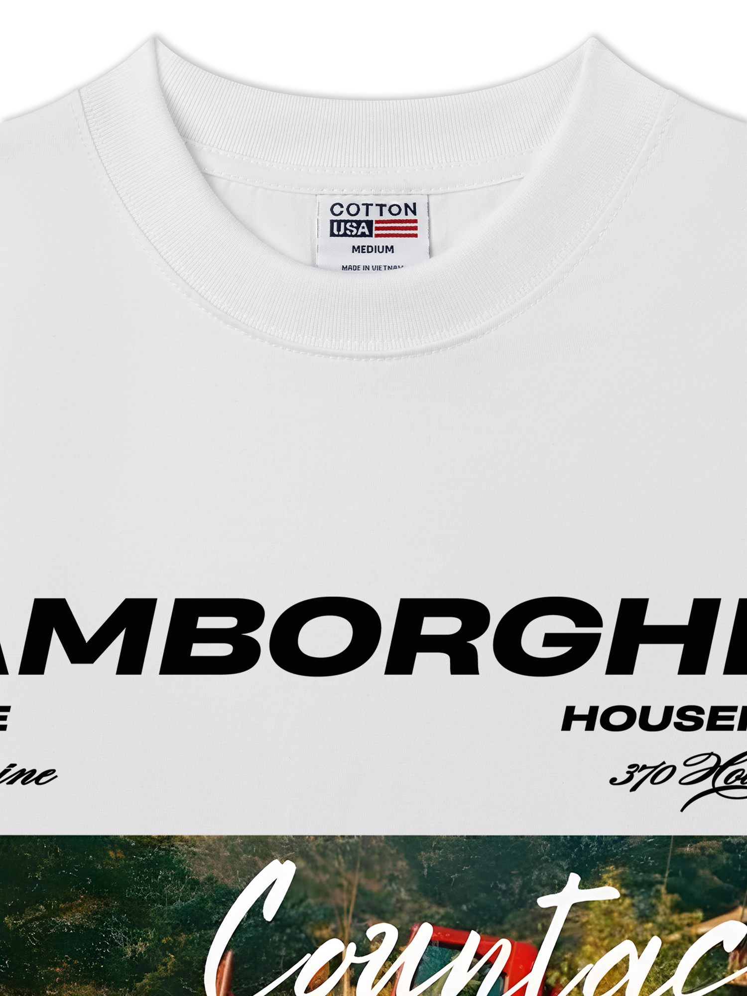 Áo Thun Relaxed Fit Lamborghini Red Countach