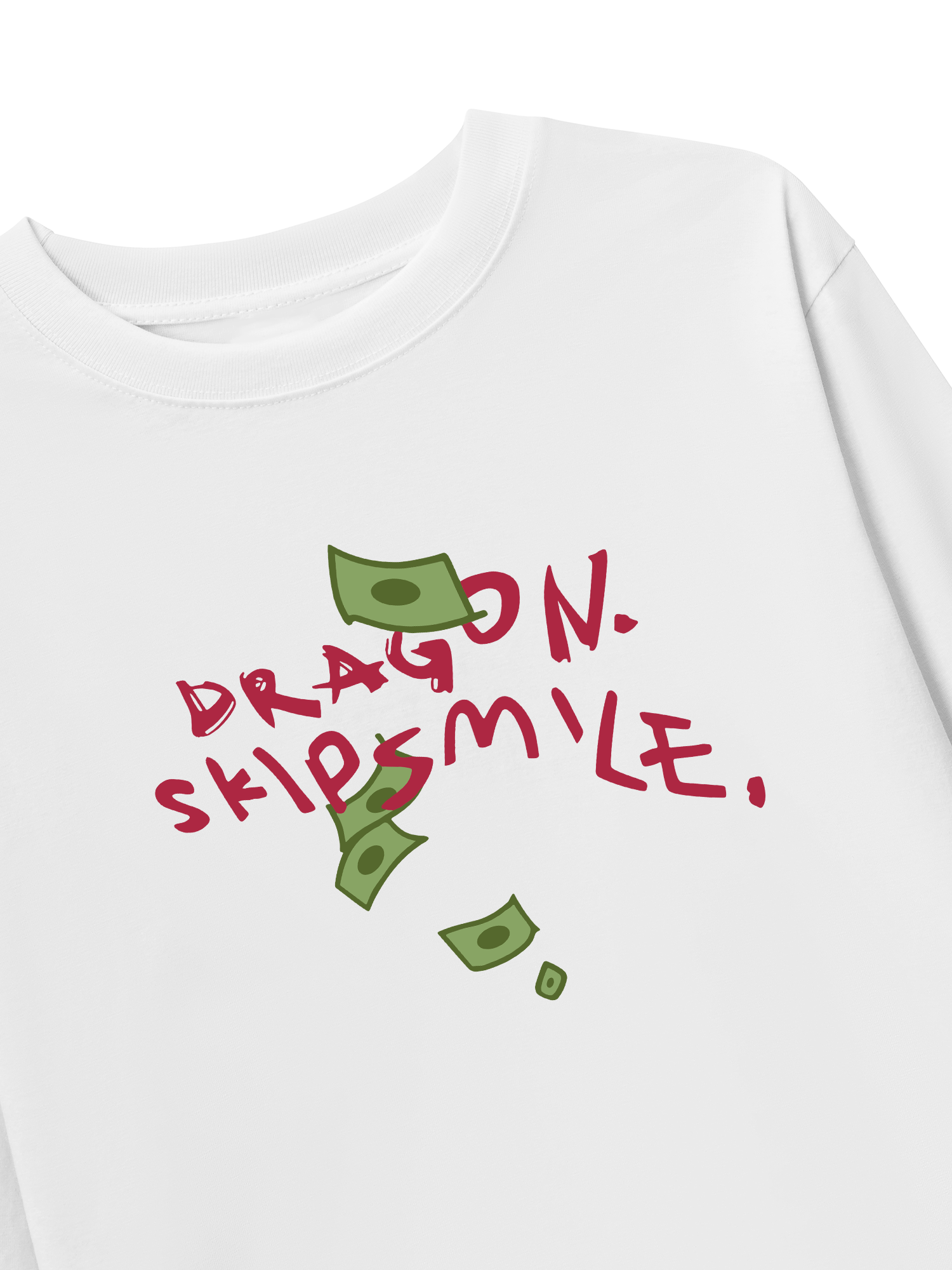 Áo Thun Dài Tay Money Dragon Skip Smile