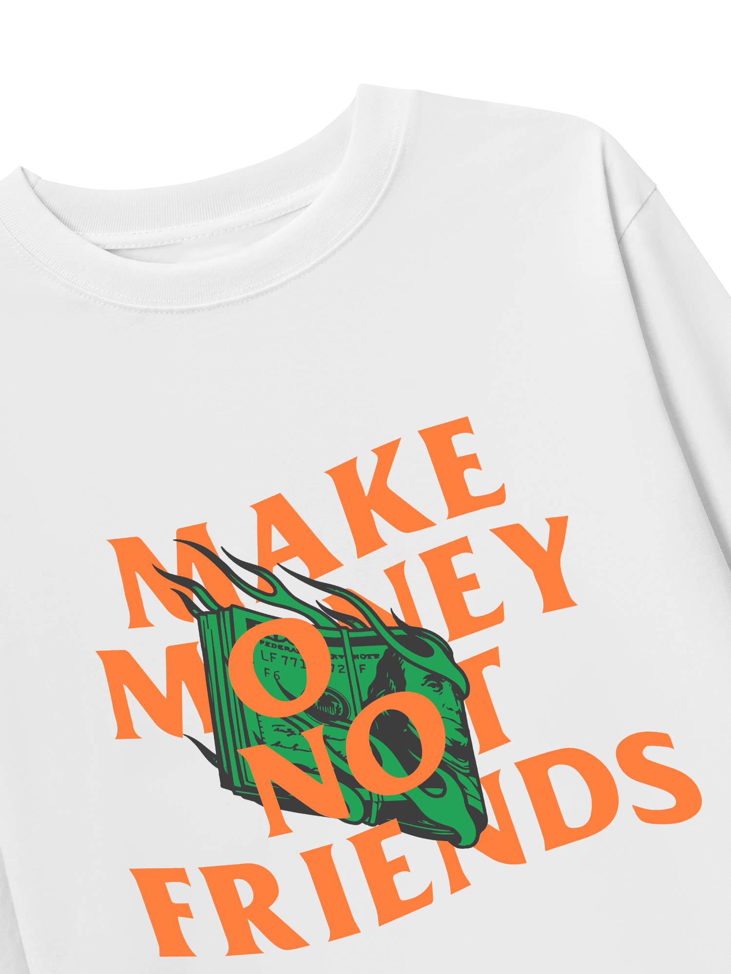 Áo Thun Dài Tay Money Make Money Not Friends