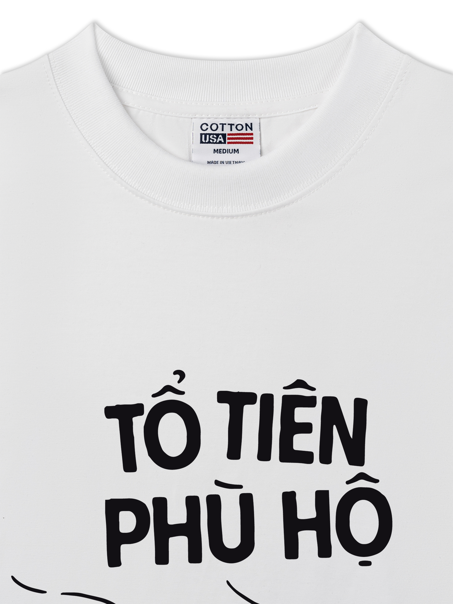 Áo Thun Relaxed Fit Tổ Tiên Phù Hộ