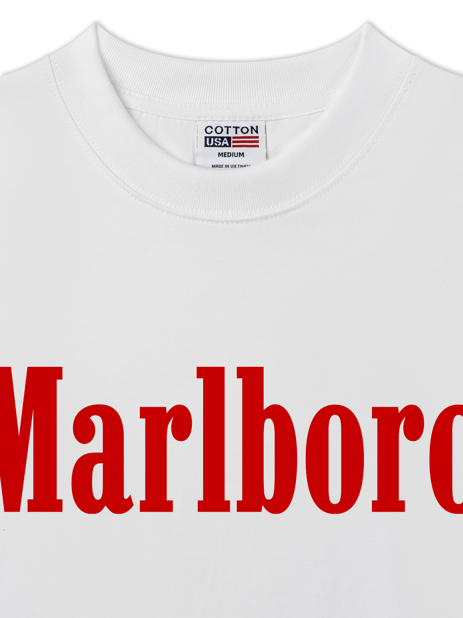 Áo Thun Relaxed Fit Marlboro Typo