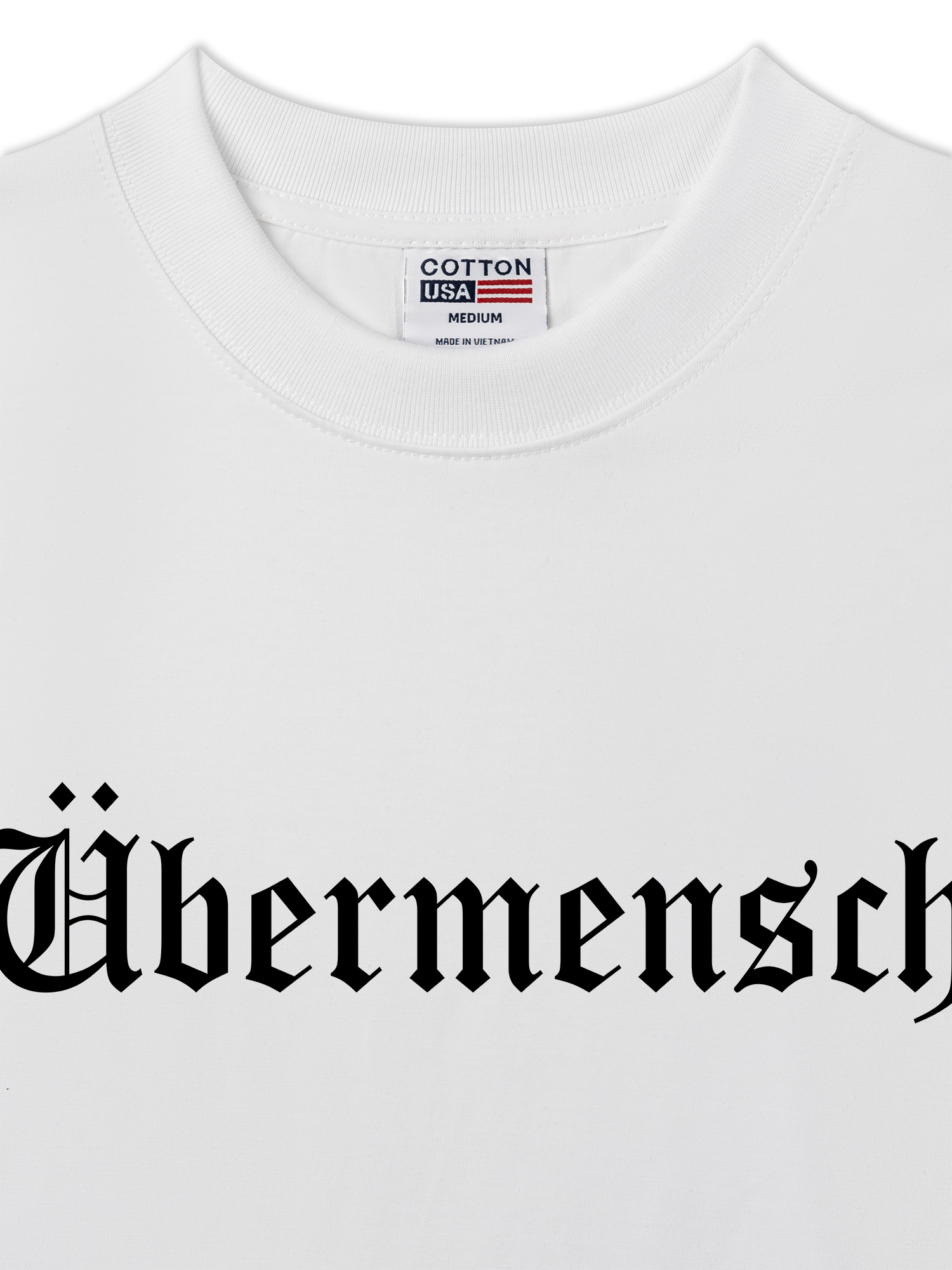 Áo Thun Relaxed Fit Idols Ubermensch Black And White