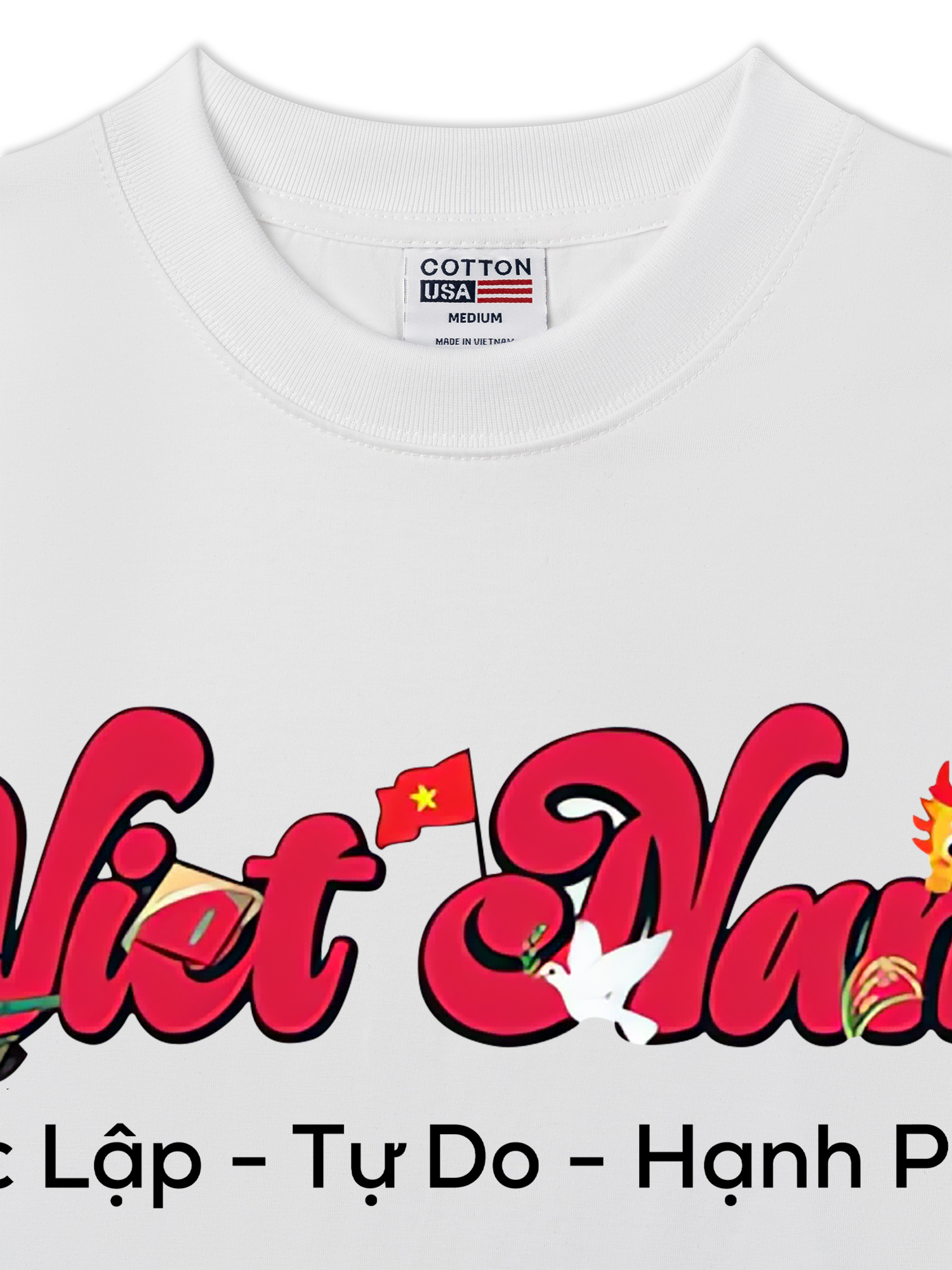 Áo Thun Relaxed Fit Việt Nam Tự Do