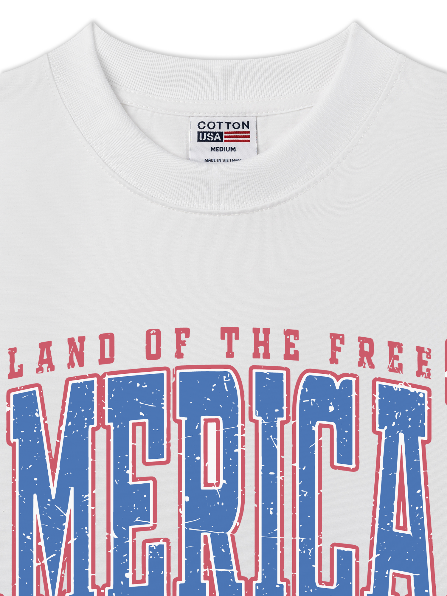 Áo Thun Relaxed Fit USA Land Of The Free