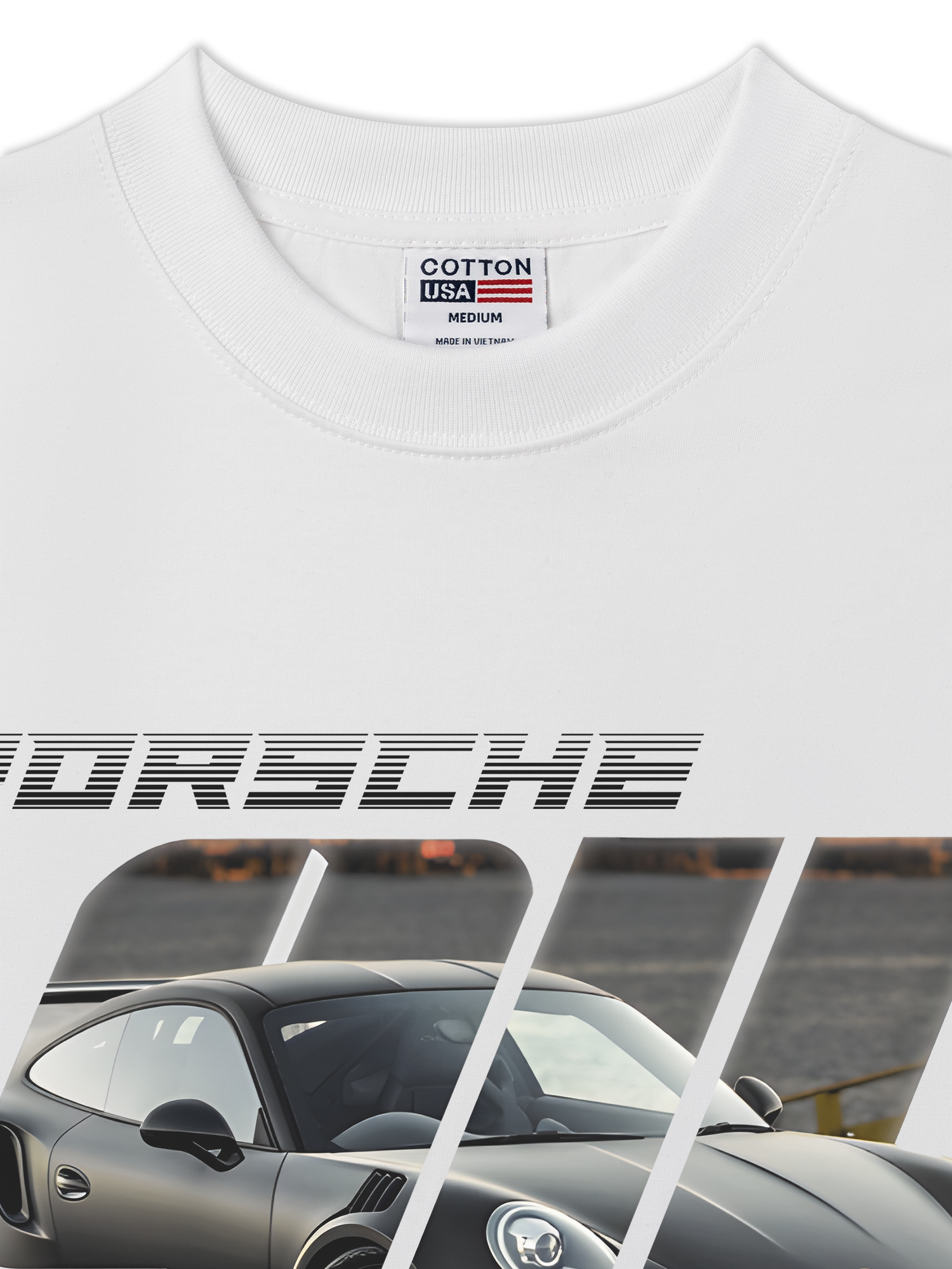 Áo Thun Relaxed Fit Porsche Silver Turbo S