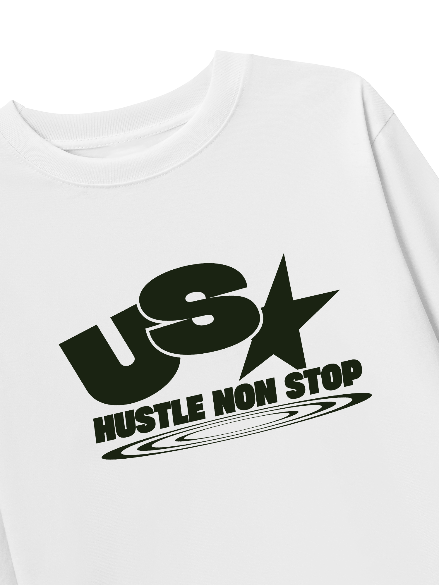 Áo Thun Dài Tay USA Hustle Non Stop