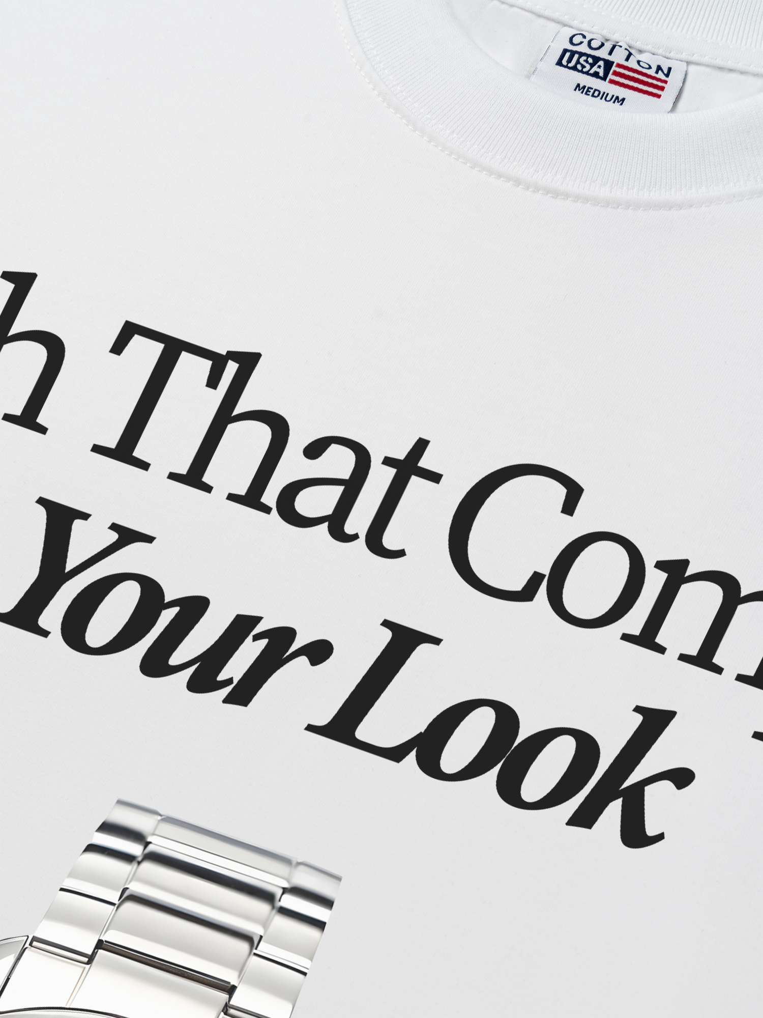 Áo Thun Relaxed Fit Watch That Completes