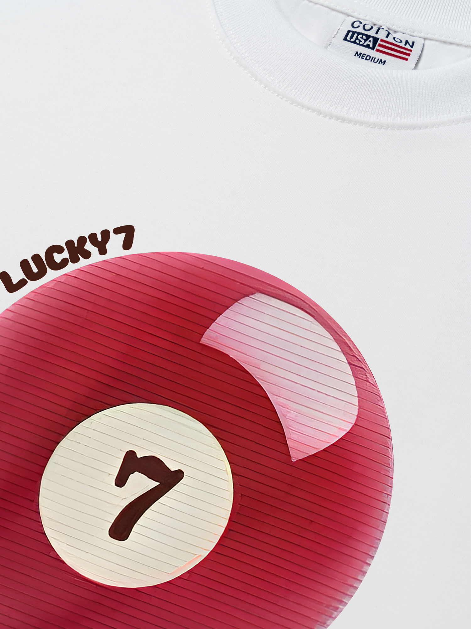 Áo Thun Relaxed Fit Billiards Lucky Seven