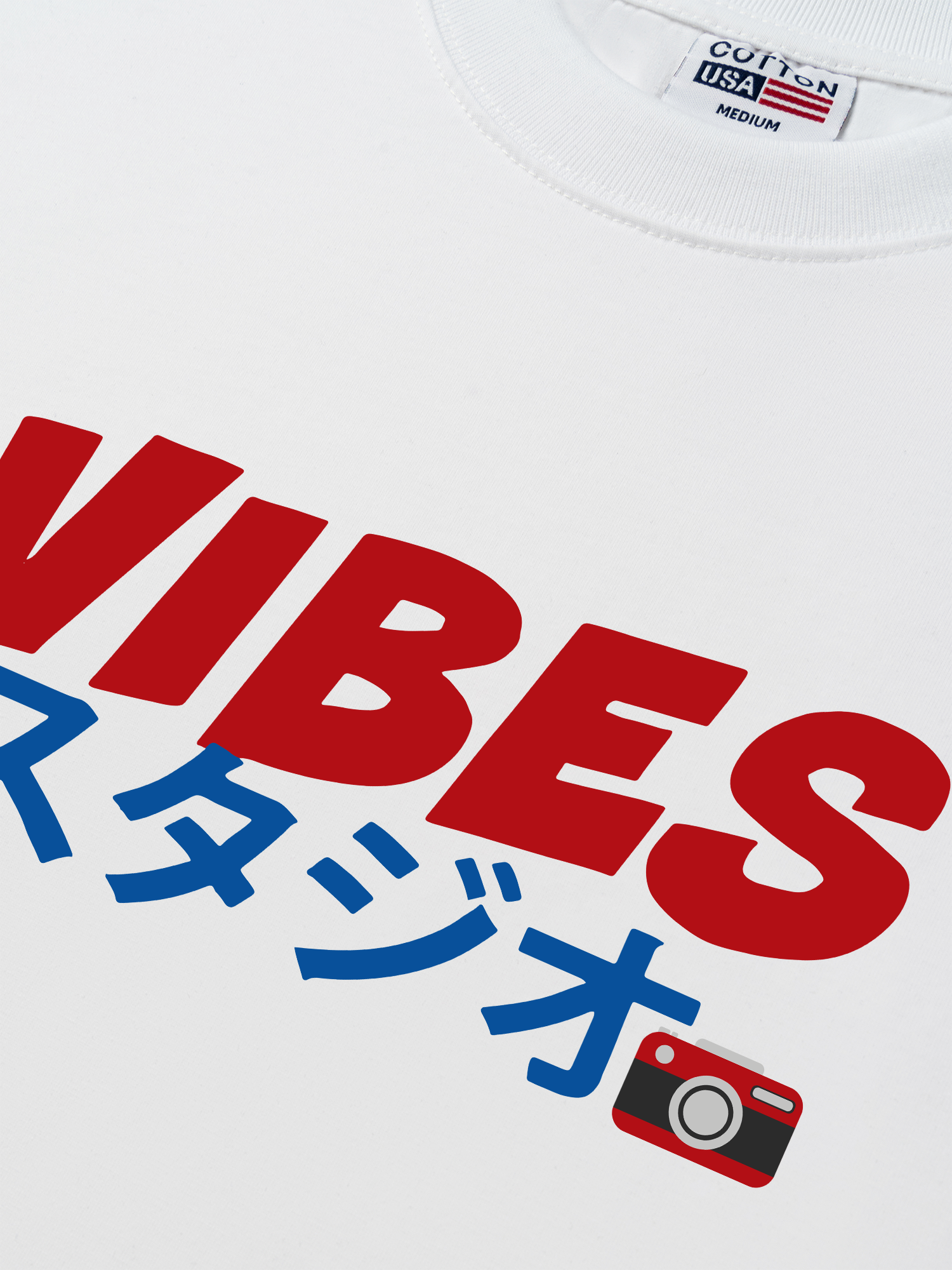 Áo Thun Relaxed Fit Vibes Japan