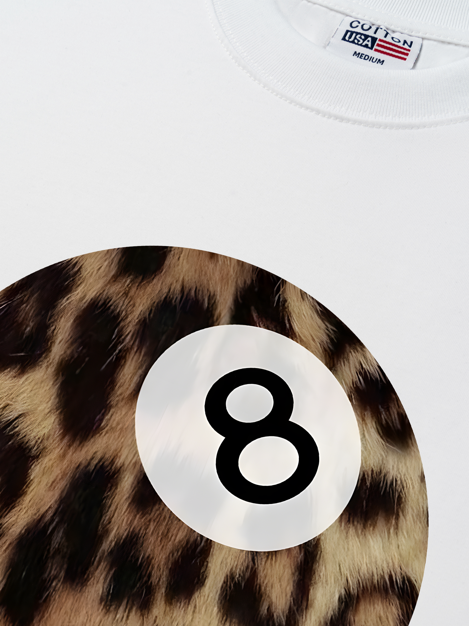 Áo Thun Relaxed Fit Billiards Leopard Eight