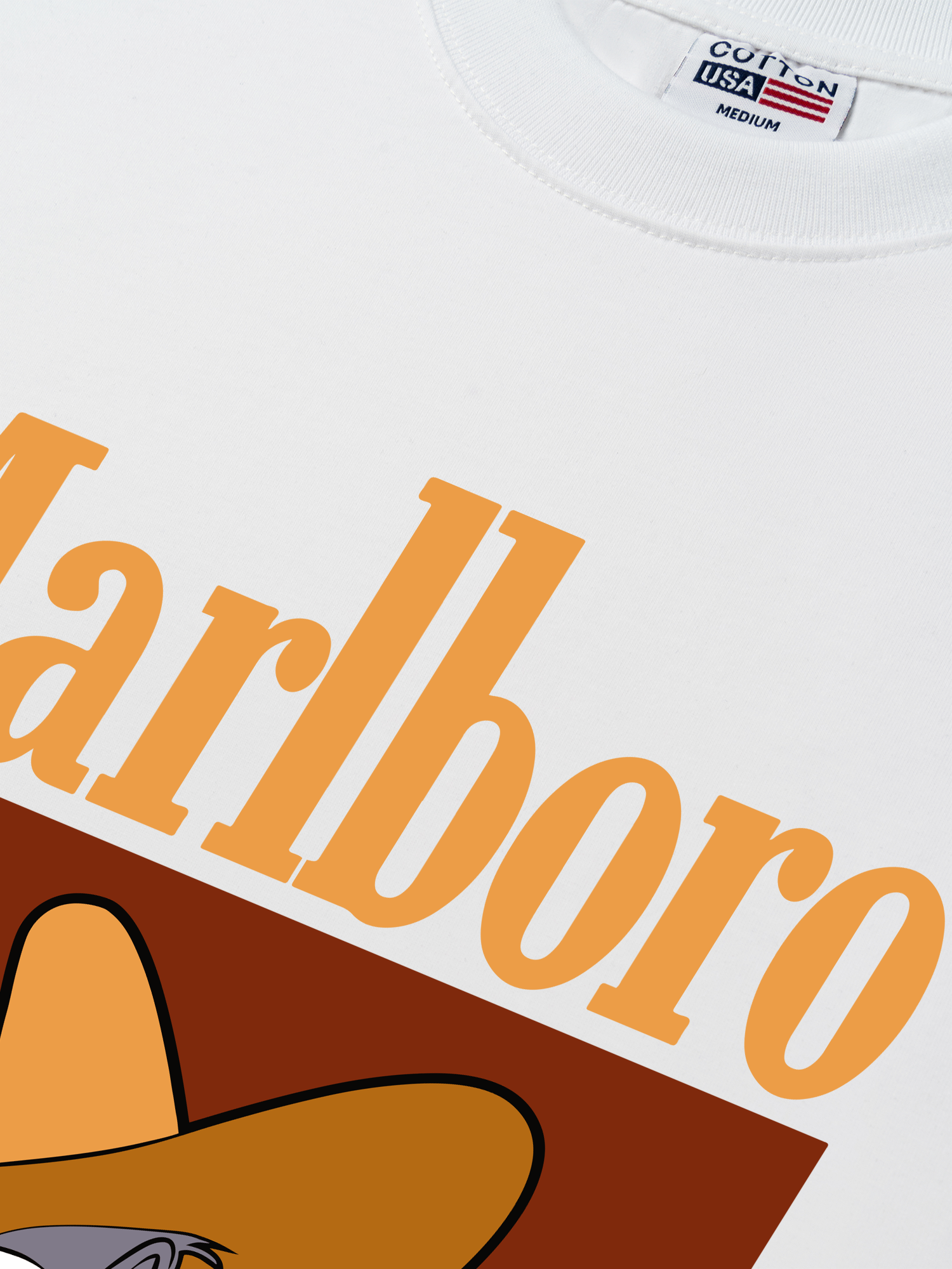 Áo Thun Relaxed Fit Marlboro Bug Bunny Cowboy