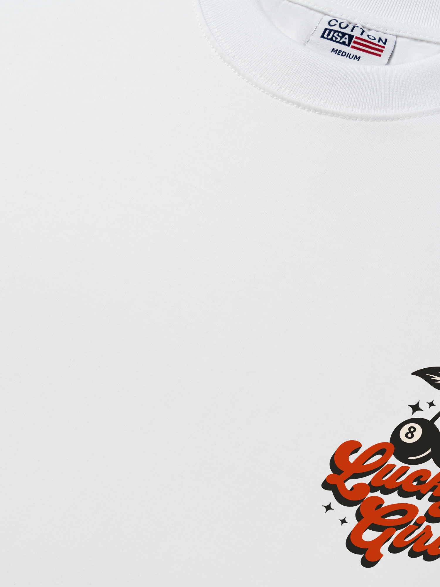 Áo Thun Relaxed Fit Billiards Lucky Girl