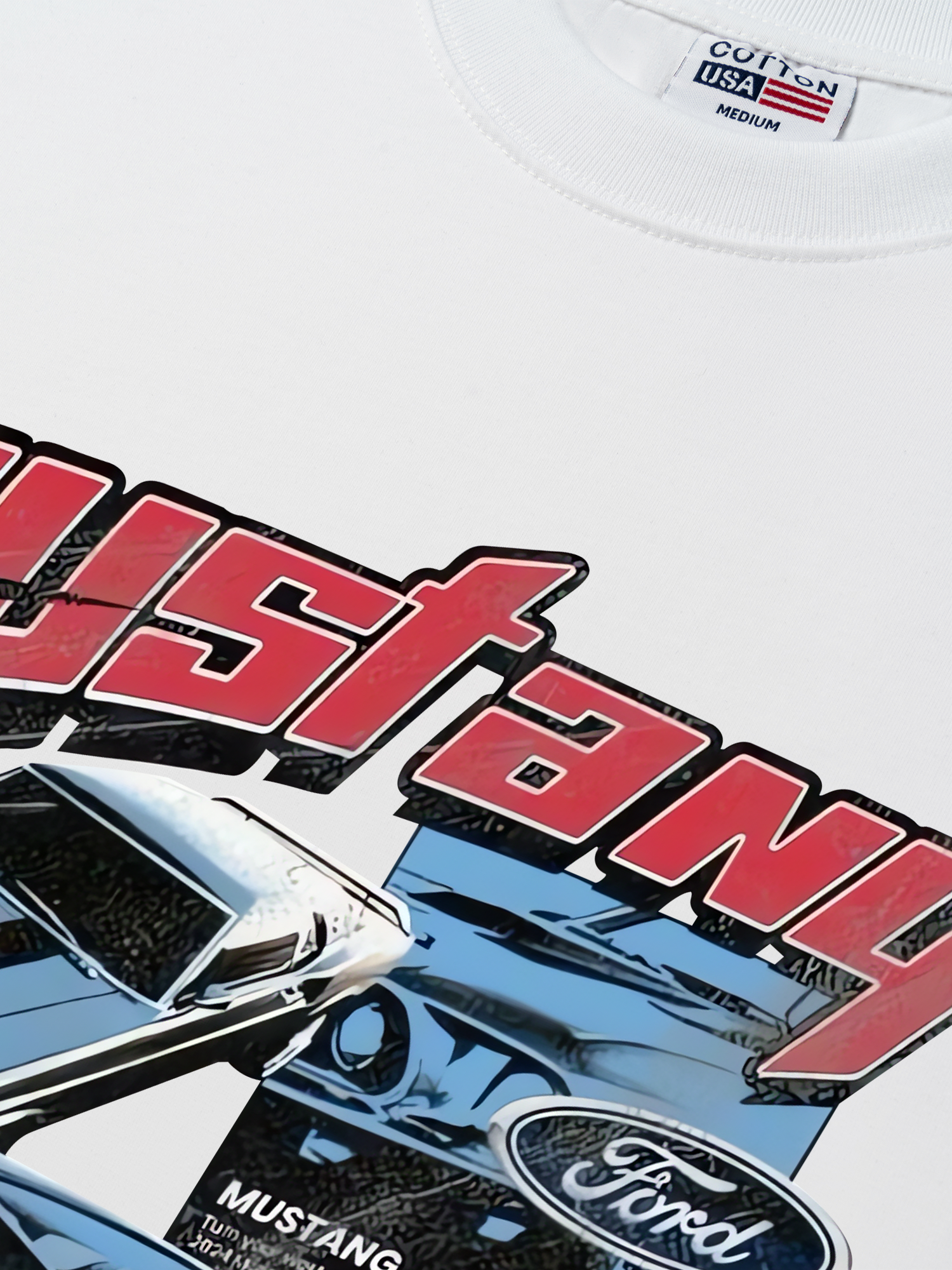 Áo Thun Relaxed Fit Ford Vintage Blue