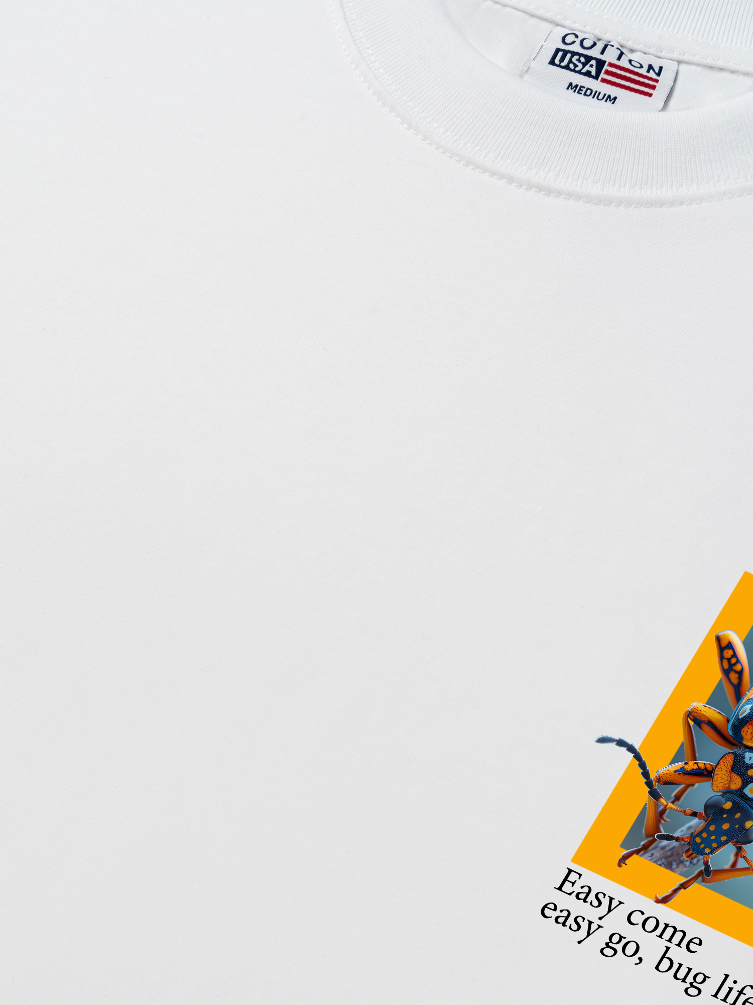 Áo Thun Relaxed Fit Wild Life Easy Come Easy Go