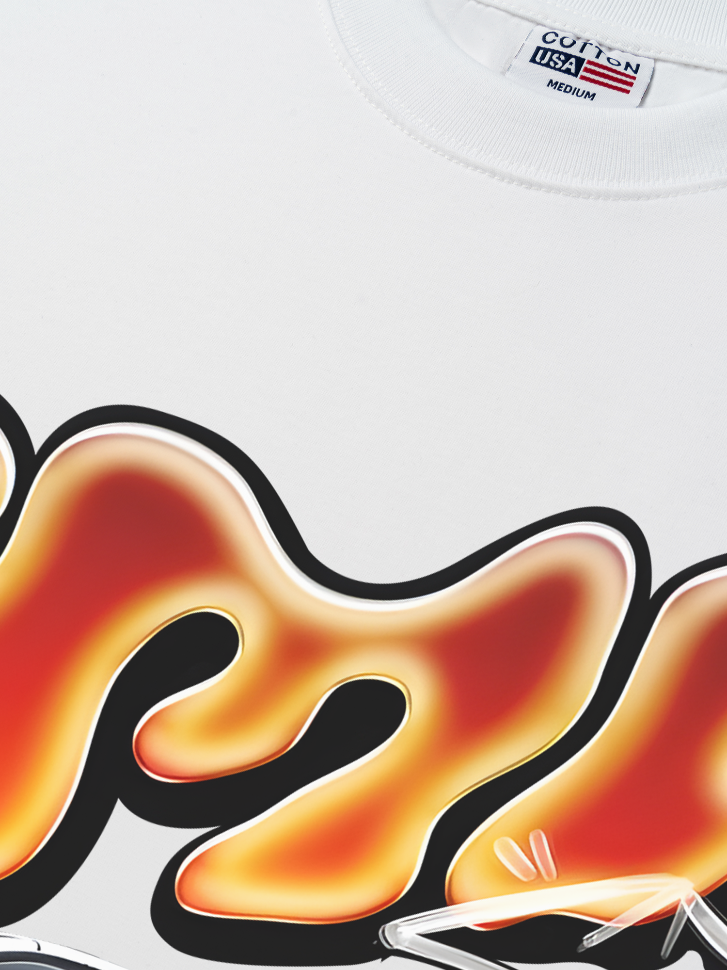 Áo Thun Relaxed Fit BMW Flame Neon