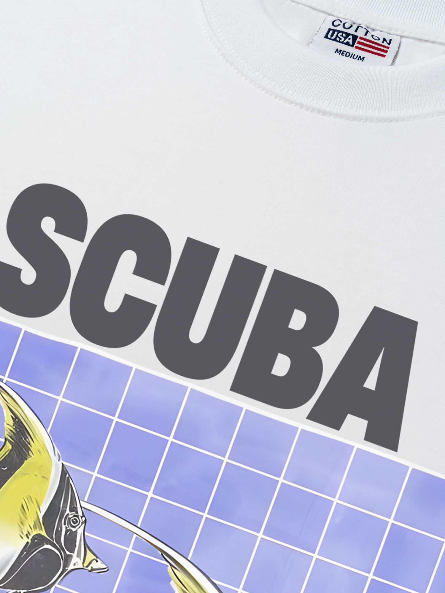 Áo Thun Relaxed Fit Tropical Scuba Paradise