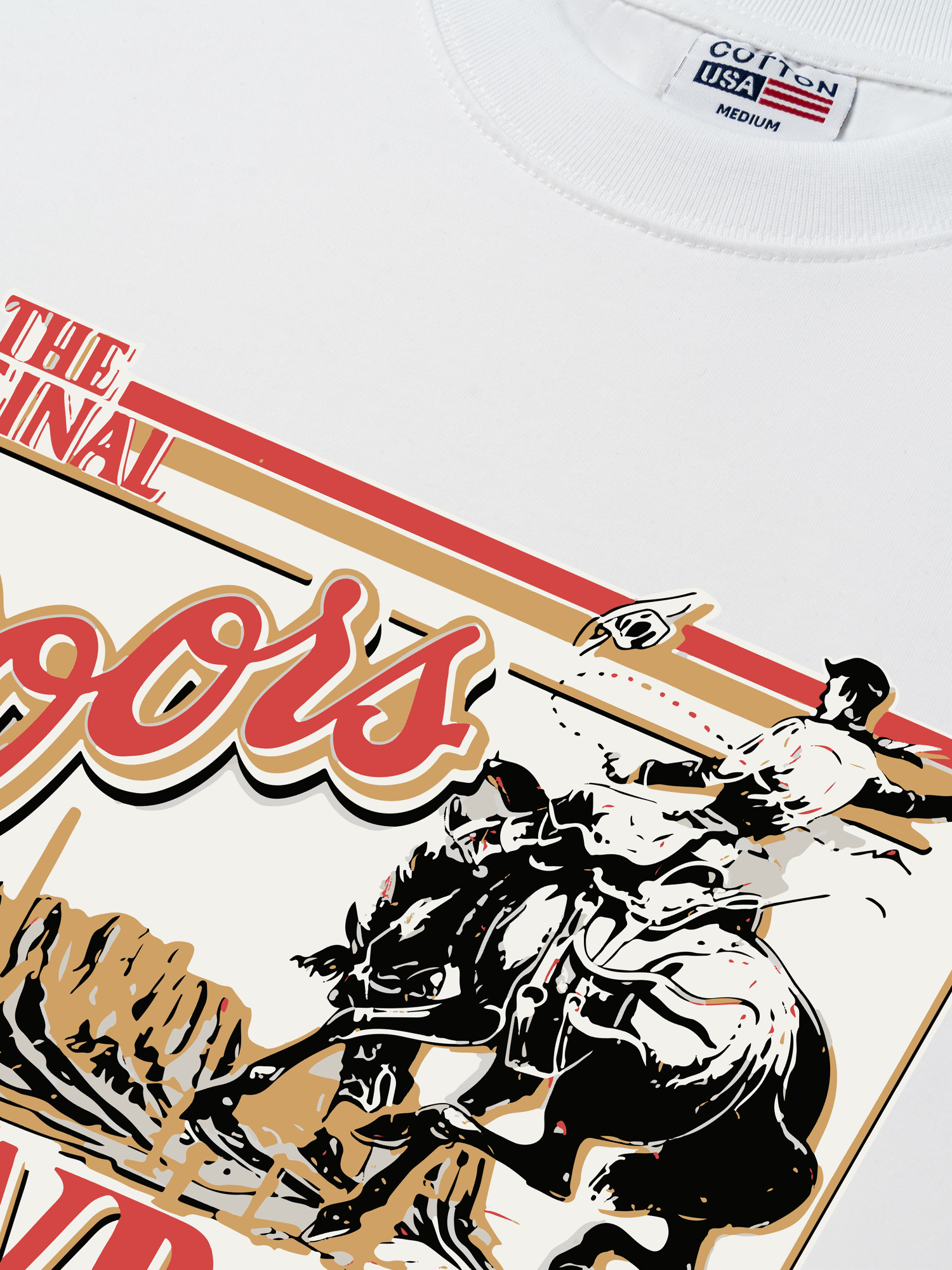 Áo Thun Relaxed Fit Marlboro Original Coors Cowboy