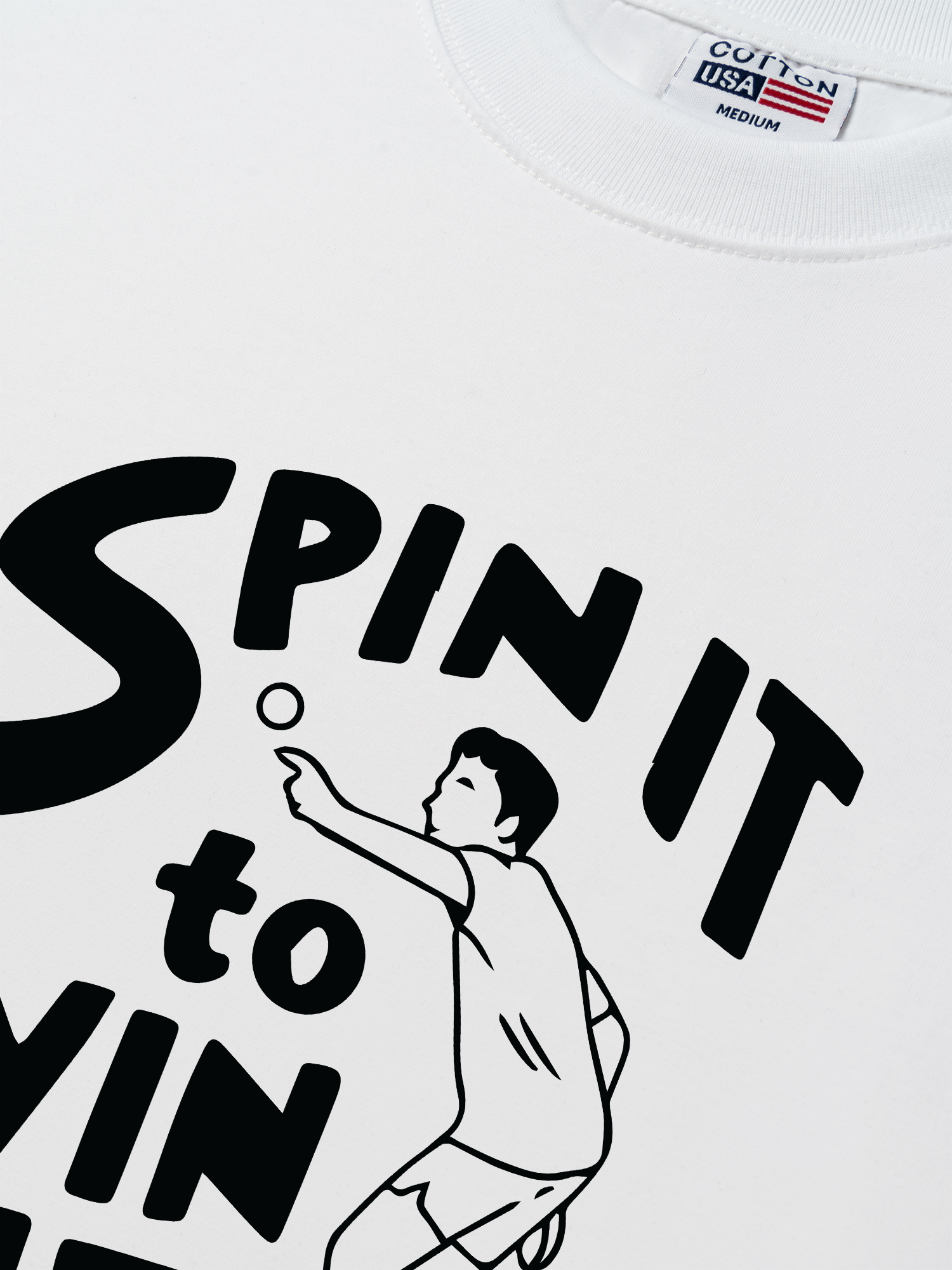 Áo Thun Relaxed Fit Spin To Win