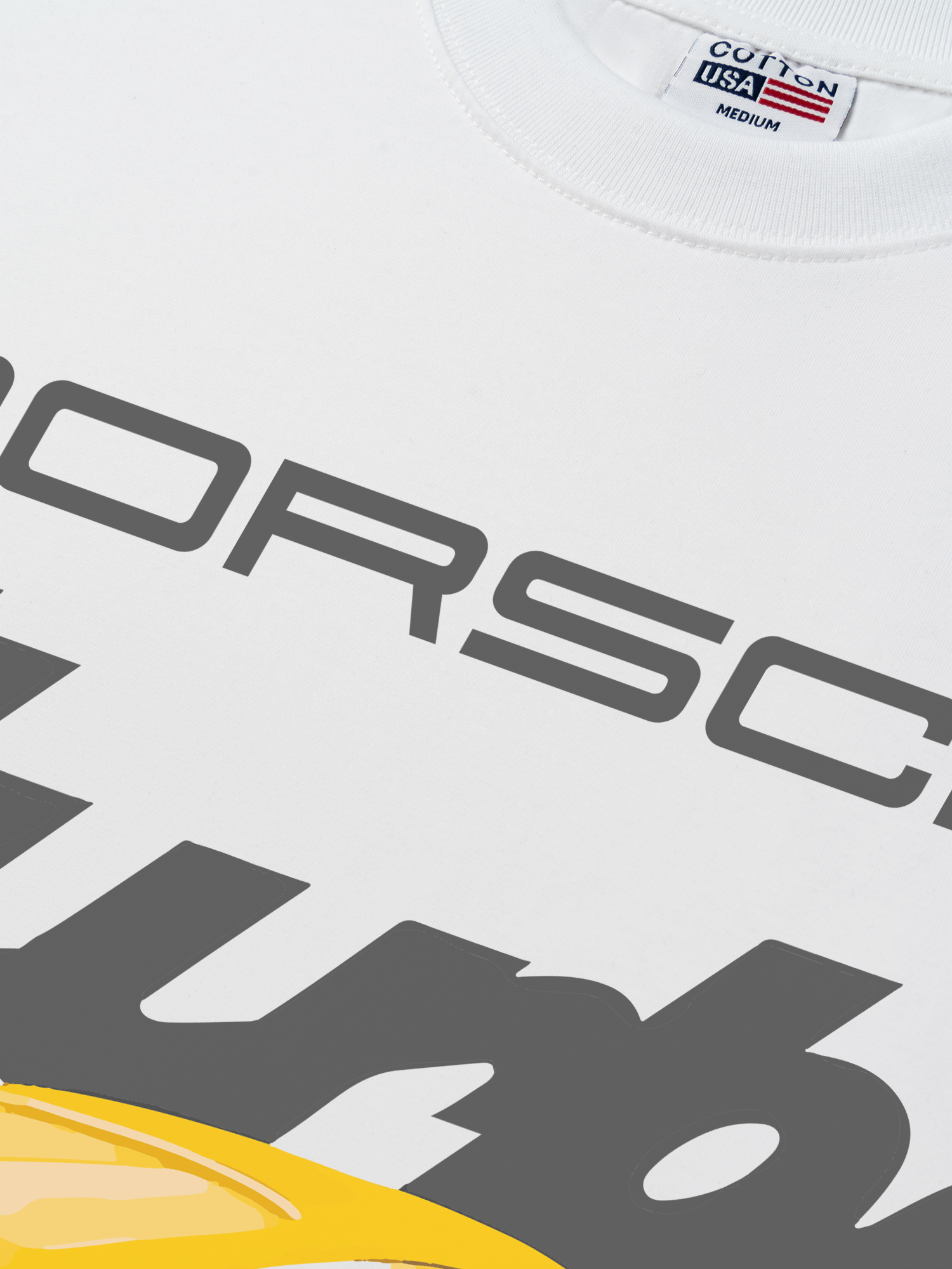 Áo Thun Relaxed Fit Porsche Turbo Golden Race