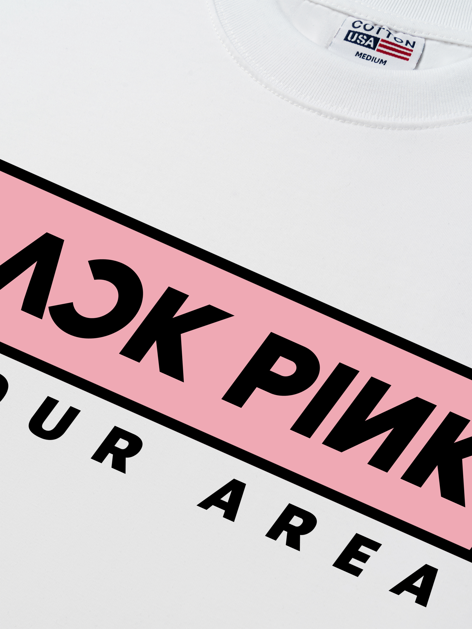 Áo Thun Relaxed Fit Idols Black Pink Rosé