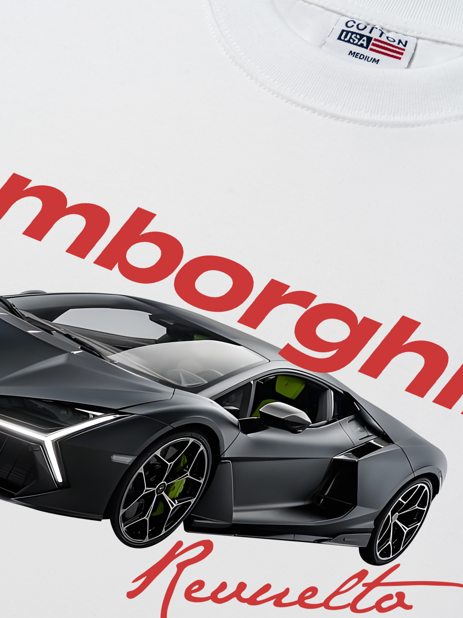 Áo Thun Relaxed Fit Lamborghini Night Revuelto