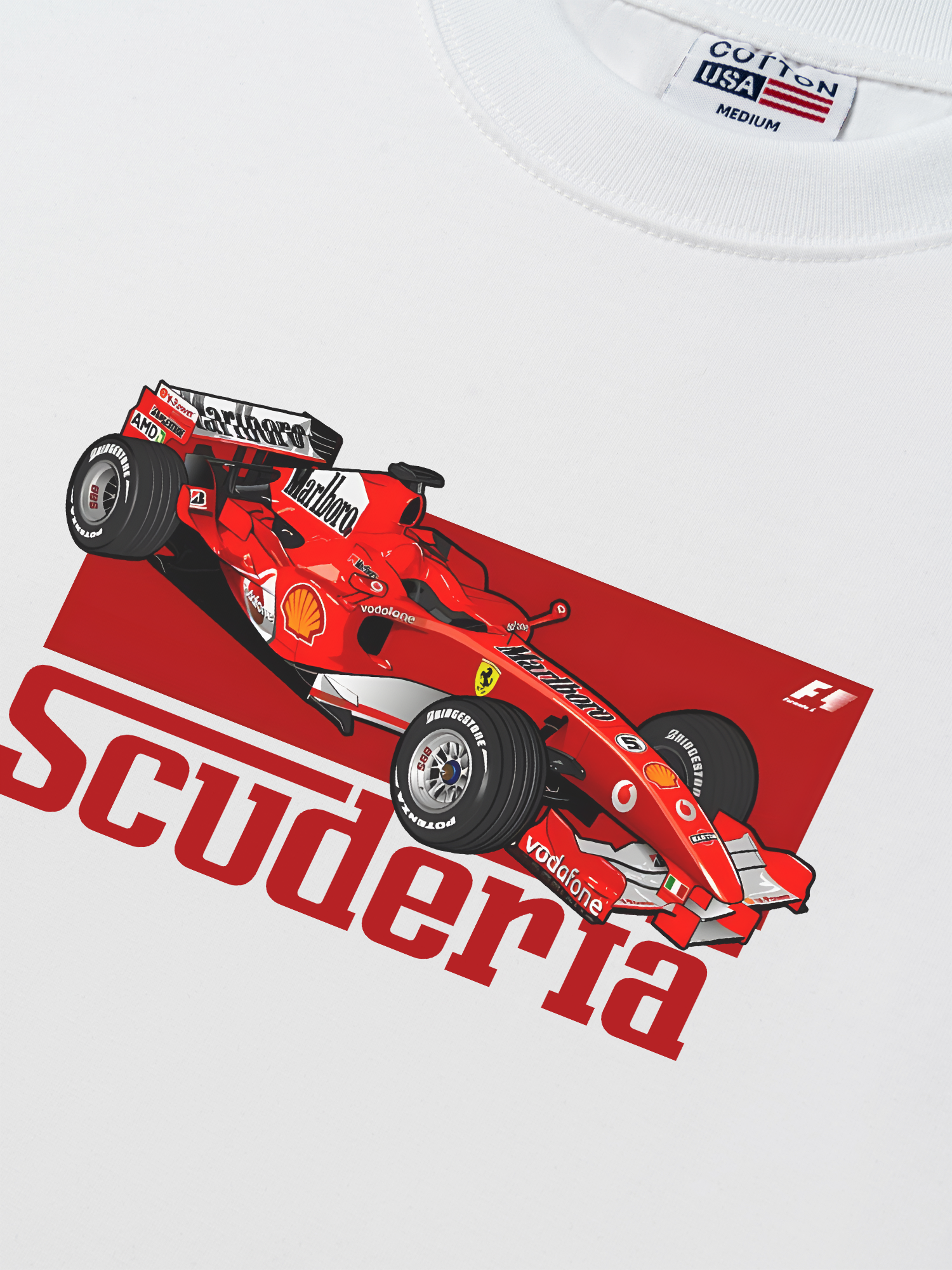 Áo Thun Relaxed Fit Ferrari Scuderia Race