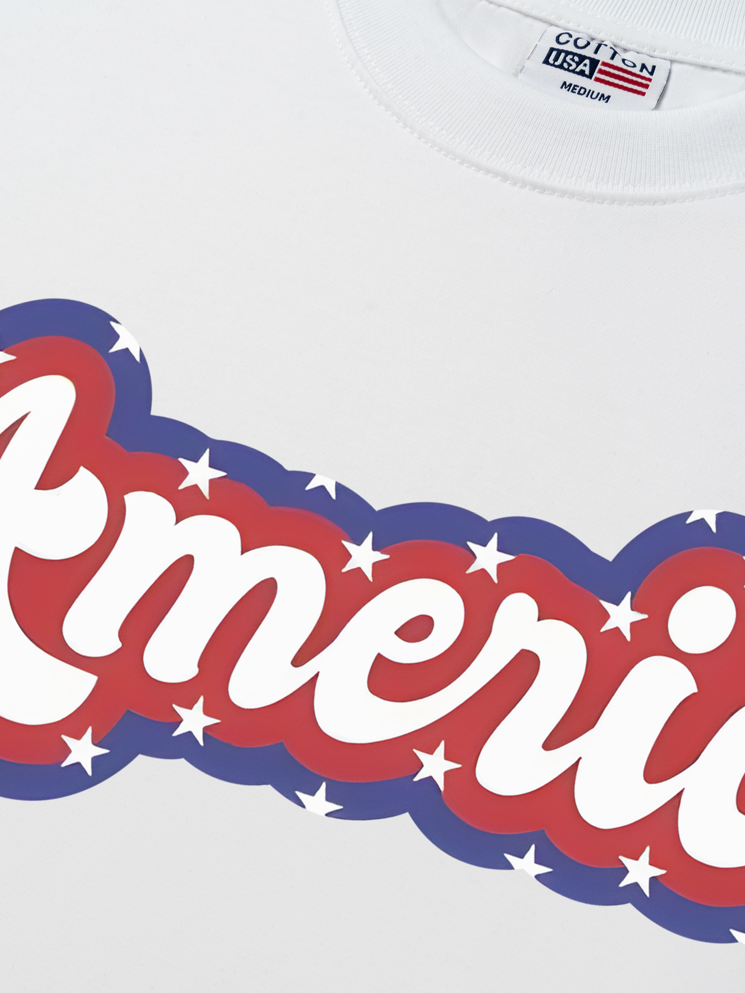 Áo Thun Relaxed USA Retro Flag America