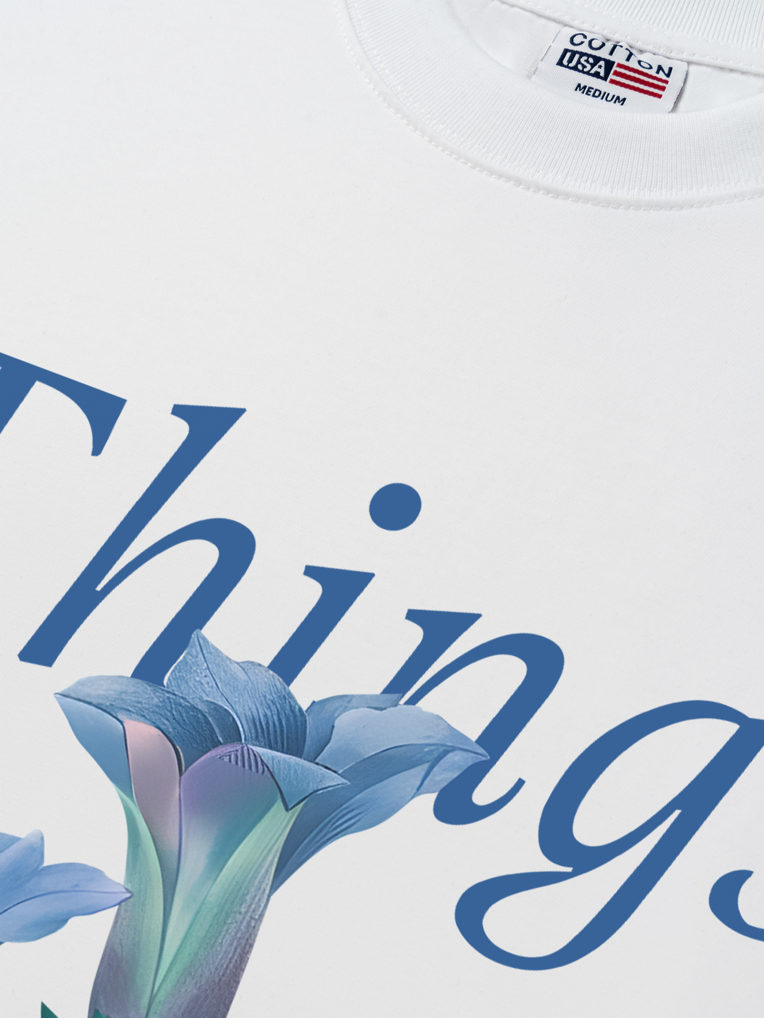 Áo Thun Relaxed Fit Floral Things Fall Apart