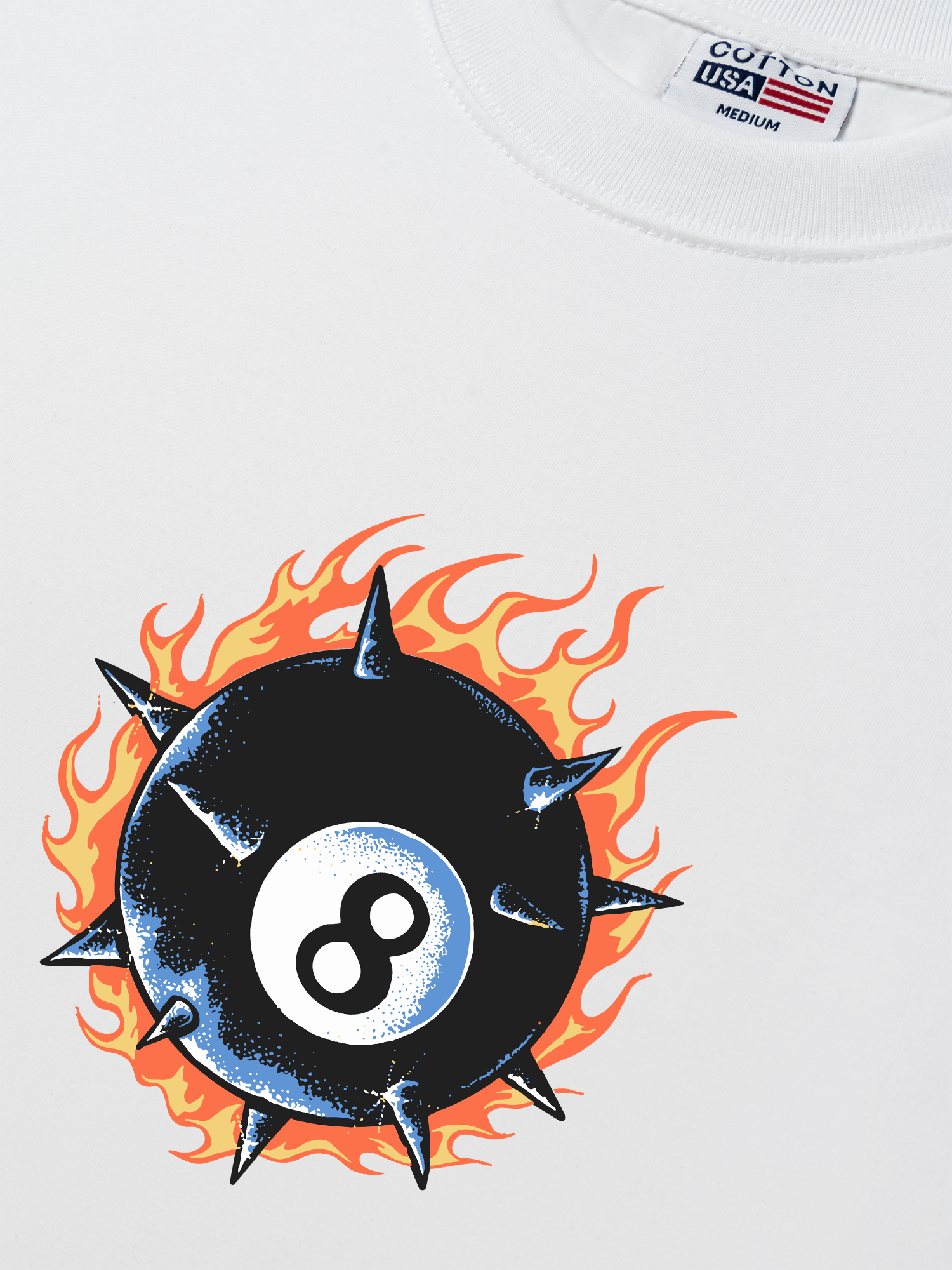 Áo Thun Relaxed Fit Billiards Racun 8 Ball