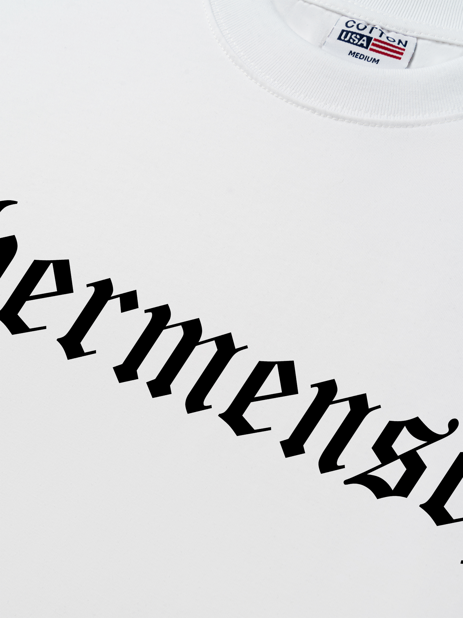 Áo Thun Relaxed Fit Idols Ubermensch Black And White