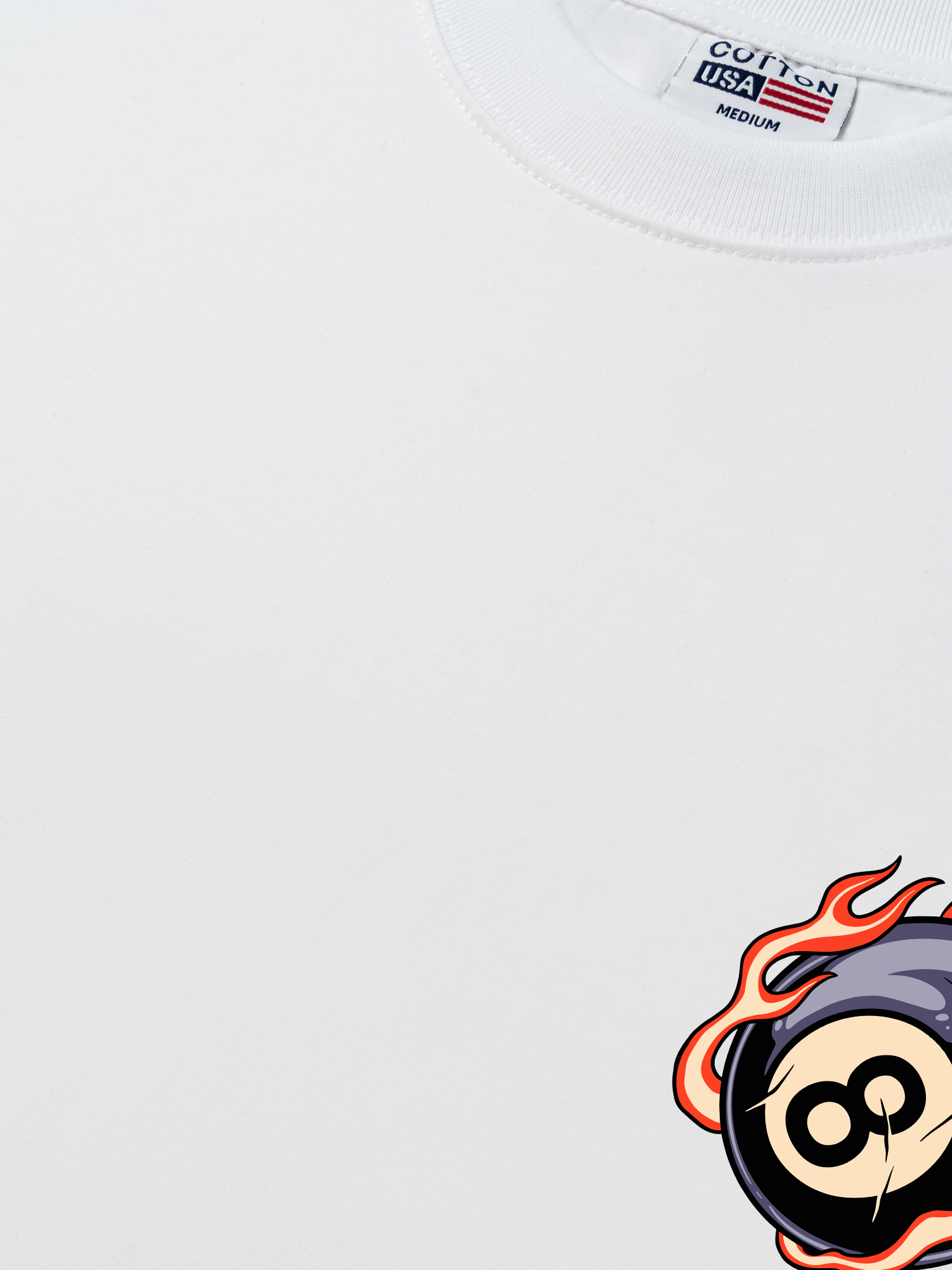 Áo Thun Relaxed Fit Billiards Flame Eight